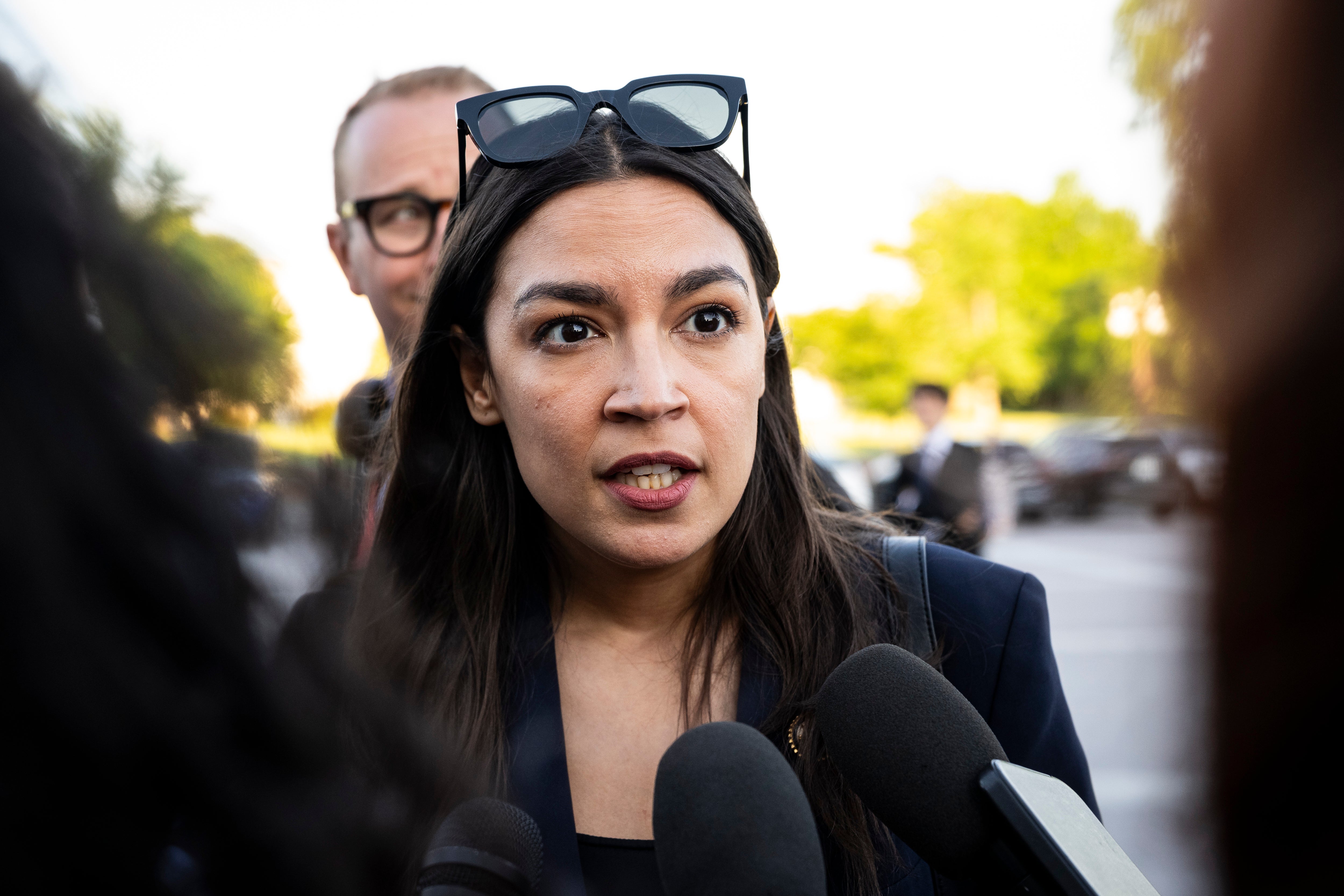 New York Democratic Rep. Alexandria Ocasio-Cortez has urged Texans to vote for Galindo’s rival Johnny Garcia, hitting out at the former for expressing ‘bigoted garbage’