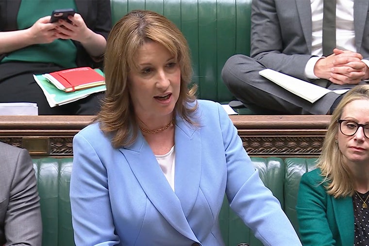 Rachel Reeves makes her announcement in the Commons
