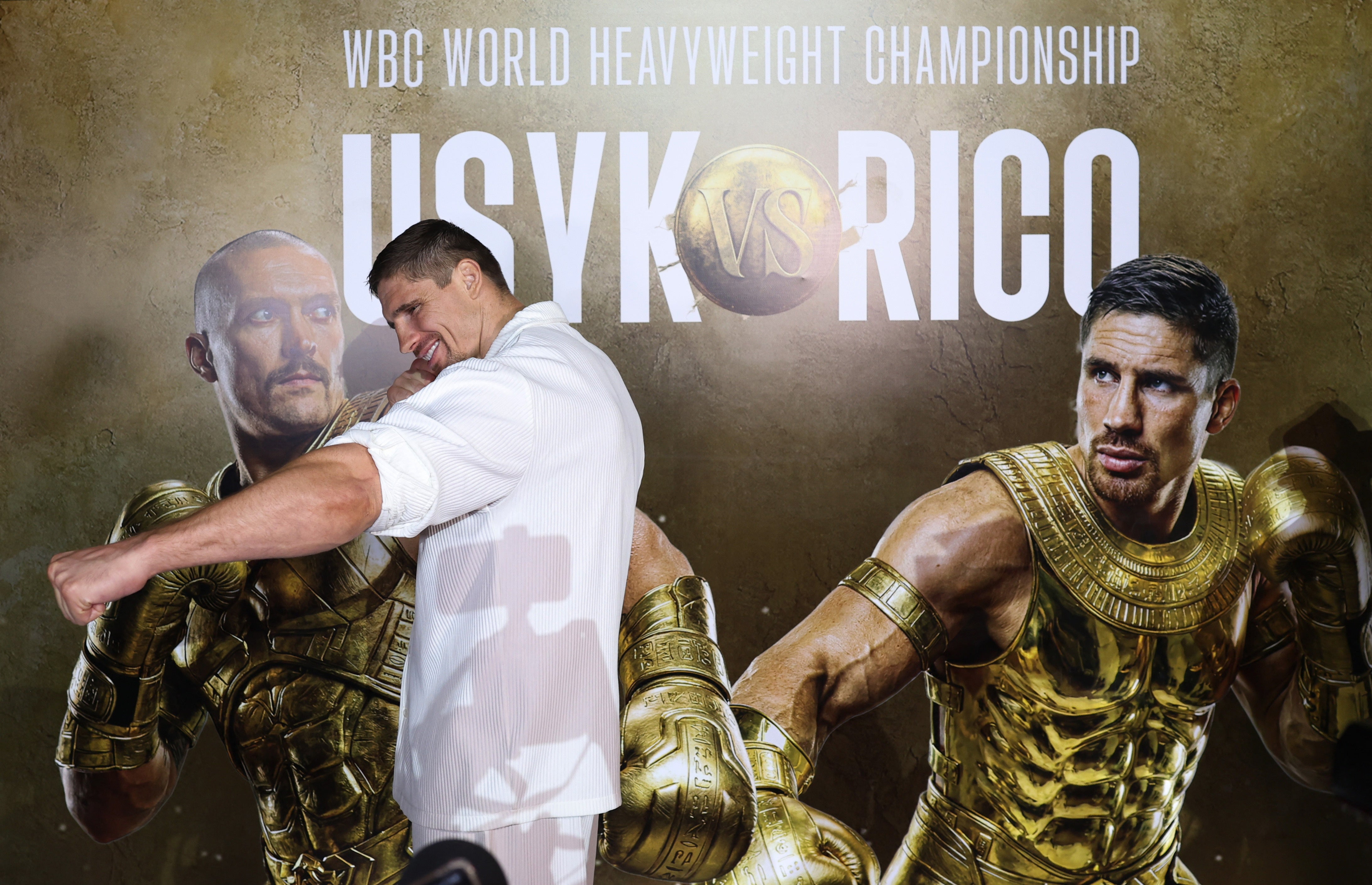 Rico Verhoeven has enjoyed his time at the pyramids in the build-up to the fight (Reuters)