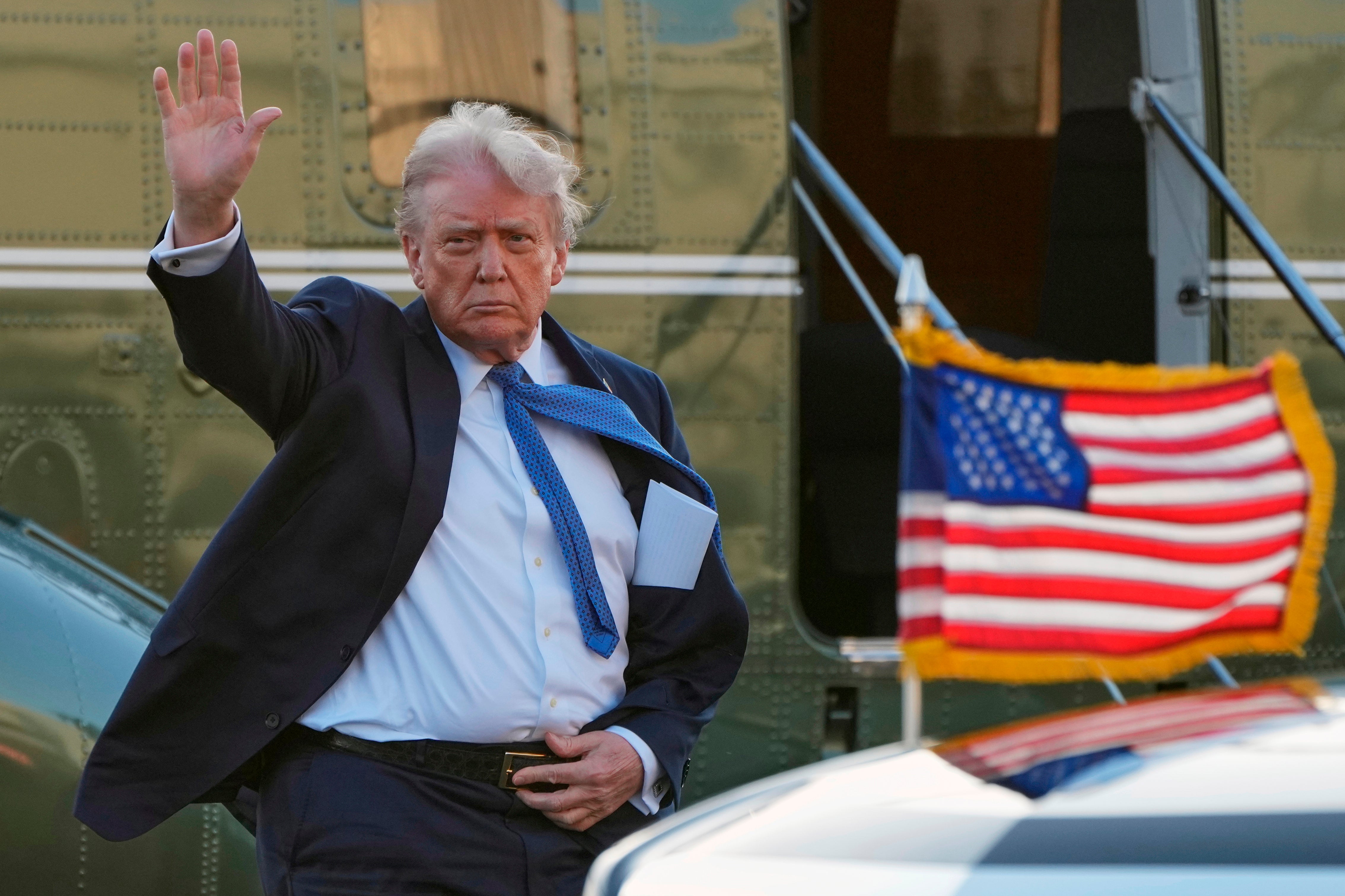 This latest report comes amid Trump’s ongoing conflict in Iran (Copyright 2025 The Associated Press. All rights reserved.)