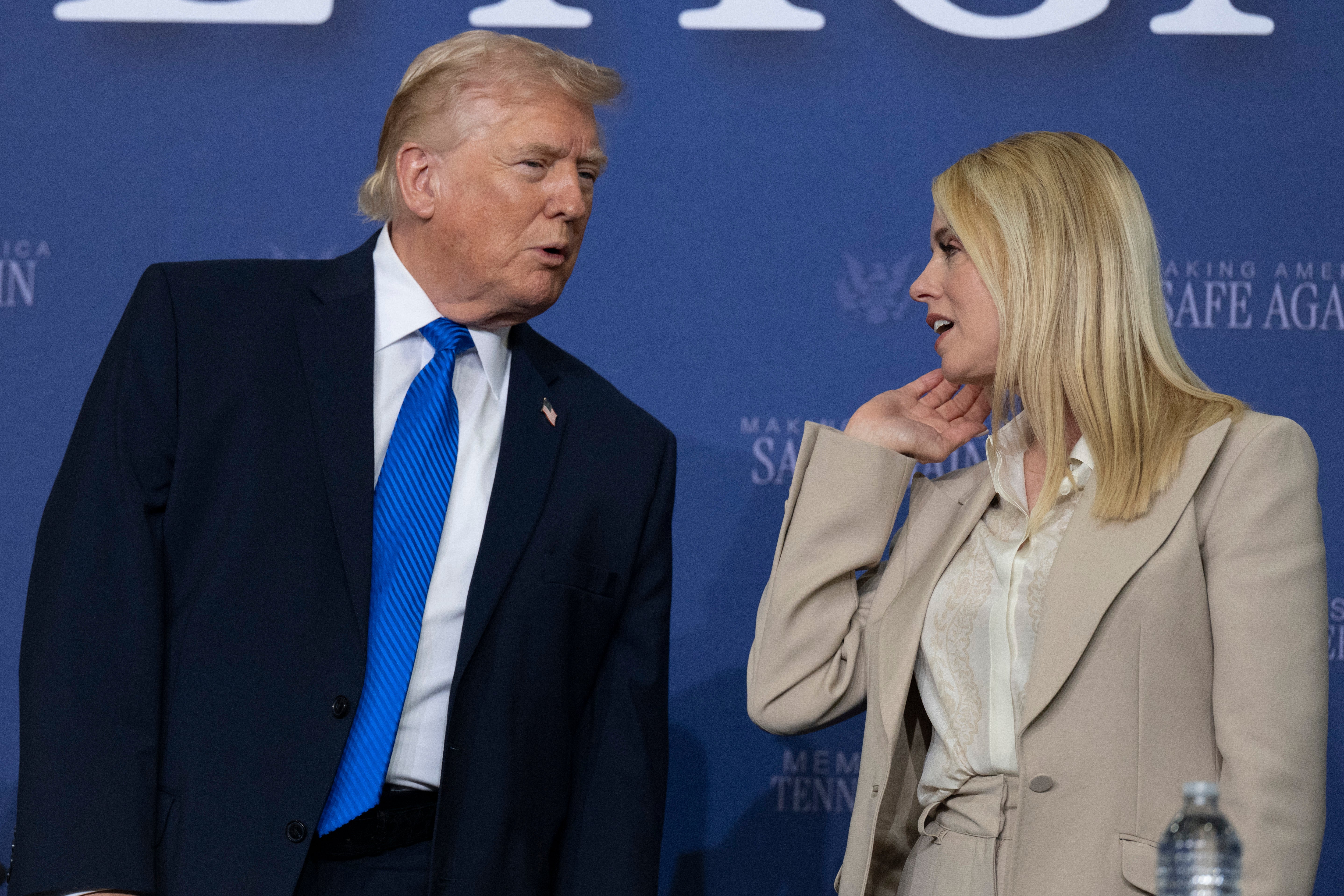 Former Justice Department officials have pointed to a February 2025 directive issued by Bondi that appears to contradict the compensation fund because it could see major payouts awarded to people or groups who are not involved in an underlying lawsuit