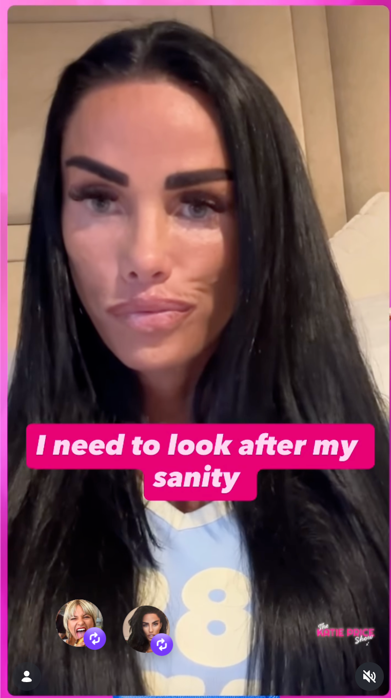Katie Price's released a new episode of her podcast today (Instagram: @katieprice)