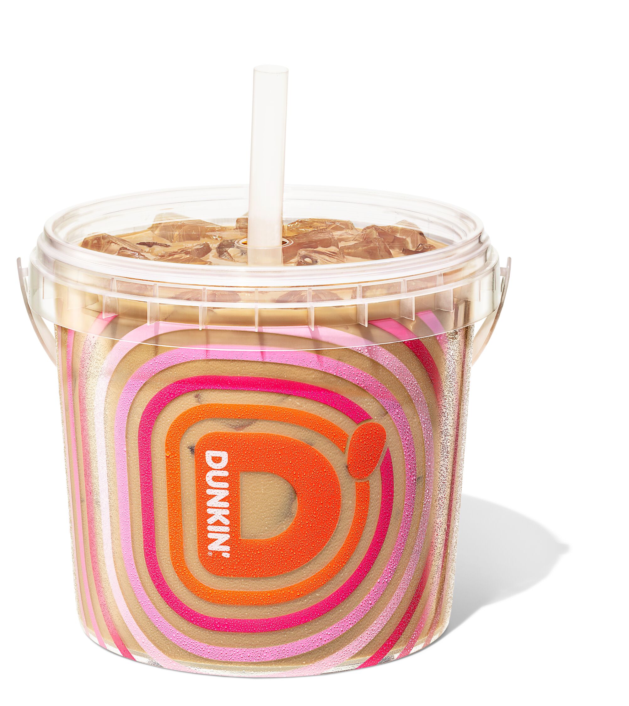 Dunkin' is releasing iced beverage buckets nationwide this Friday