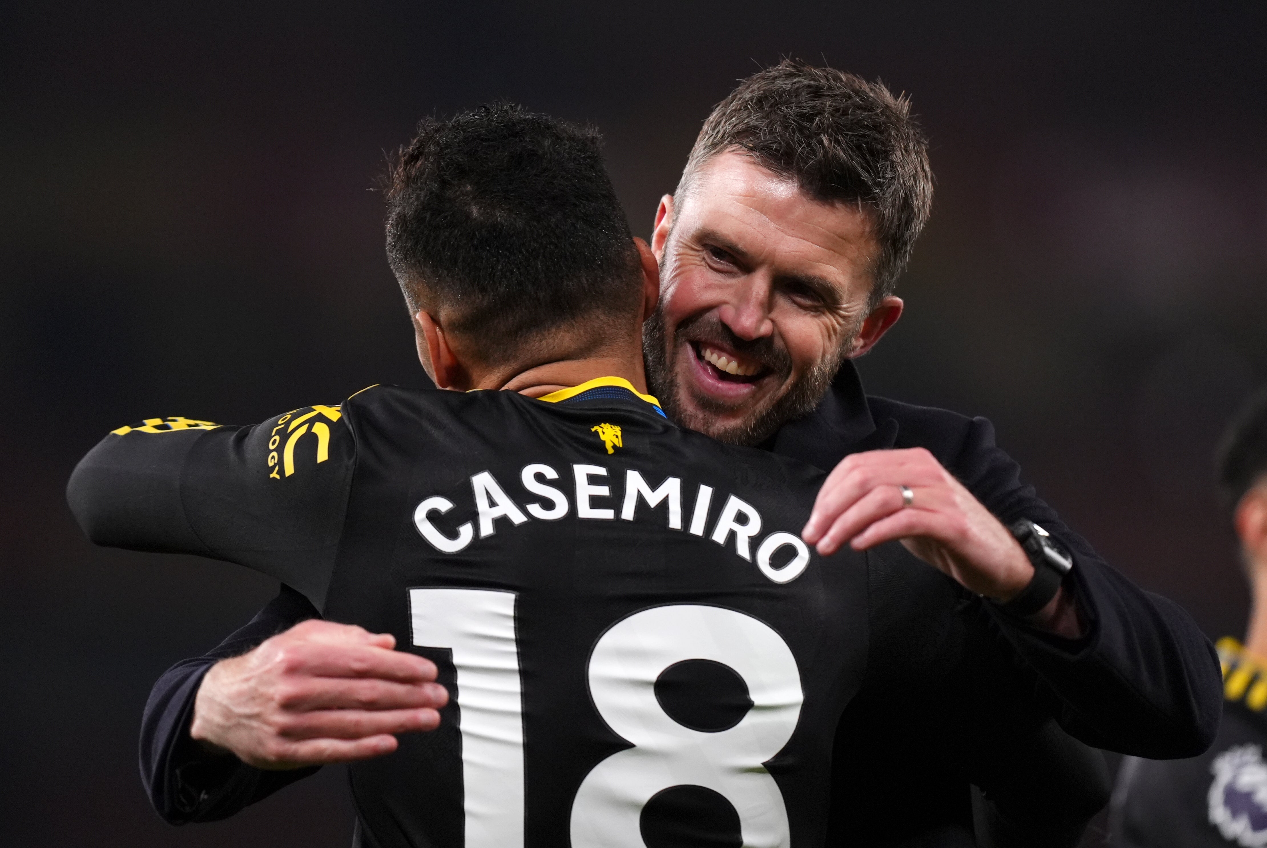 Michael Carrick has been a big fan of Casemiro (Mike Egerton/PA)