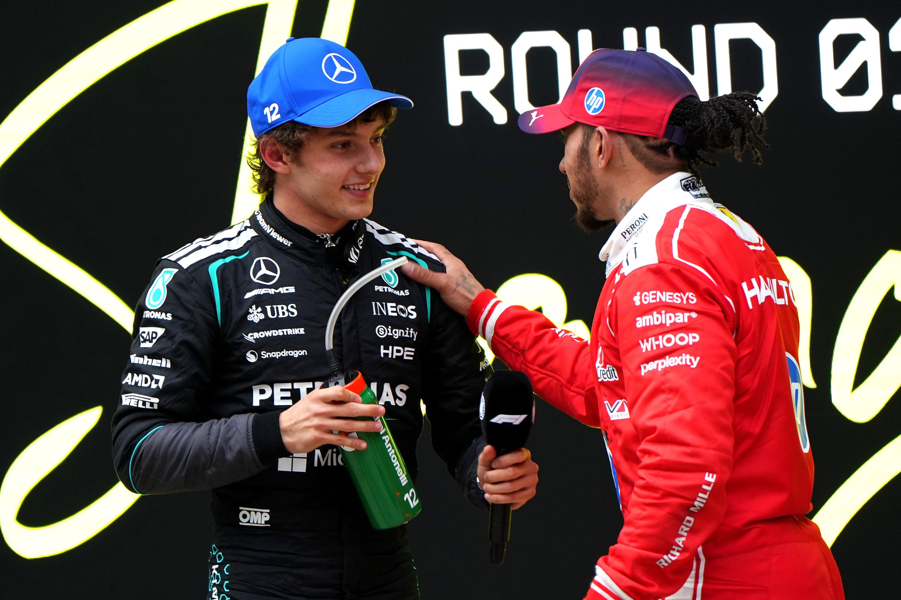 Hamilton trails Kimi Antonelli by 49 points
