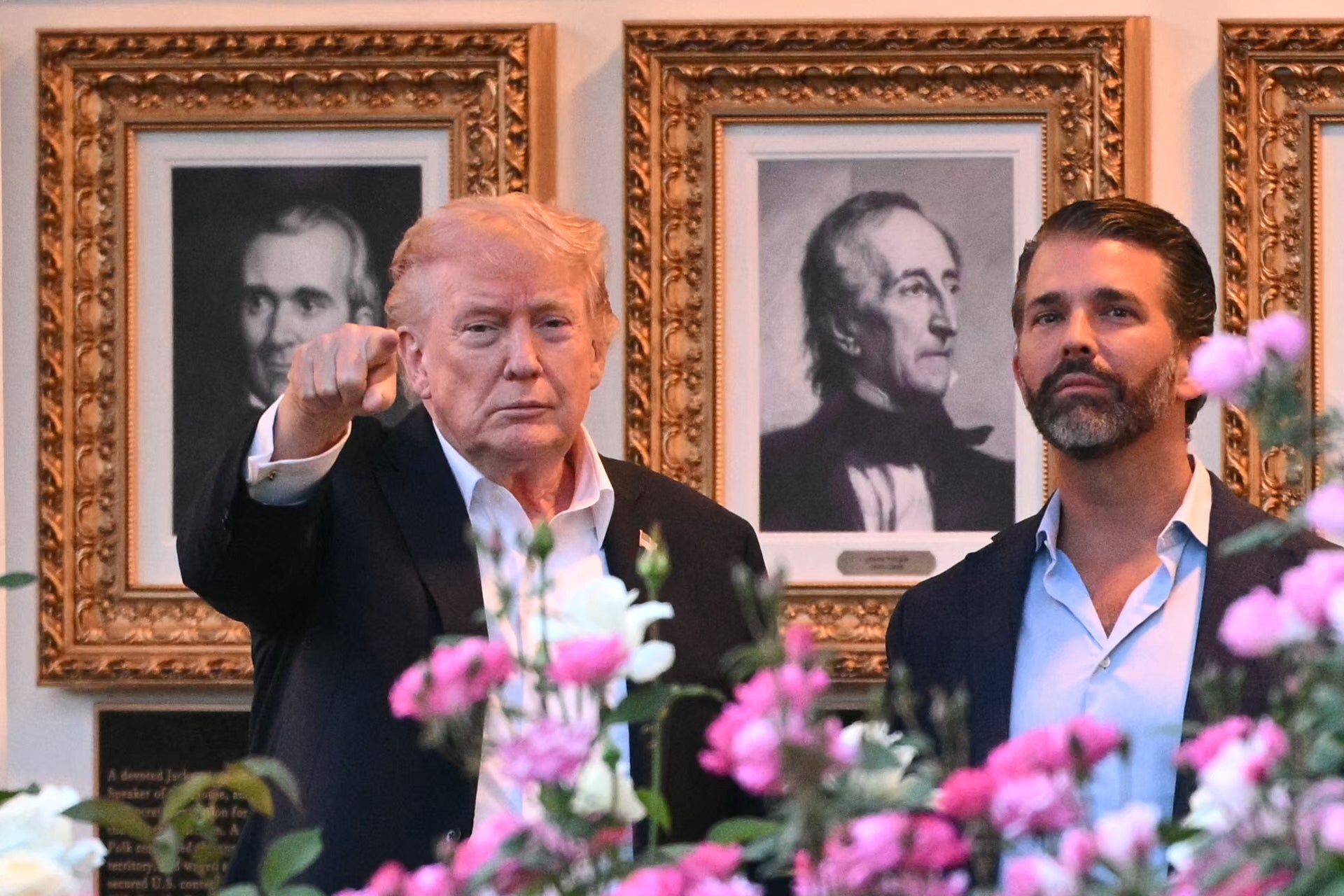 President Donald Trump insisted he would be criticized for attending or not attending his son’s wedding this upcoming weekend