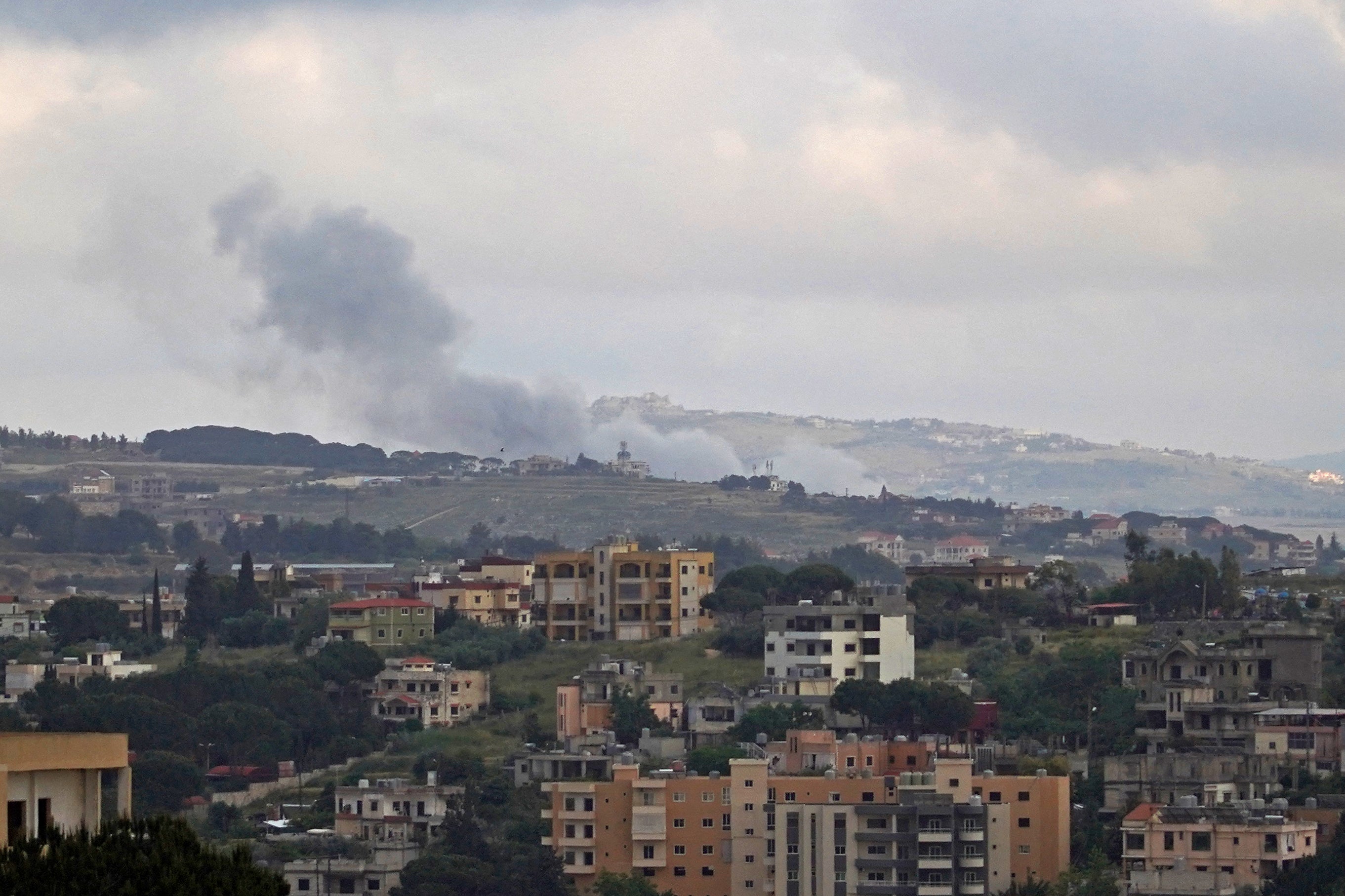 Lebanon said an Israeli strike on May 21 damaged a hospital in the country's south, where Israel and Hezbollah have been trading fire despite a ceasefire (AFP/Getty)