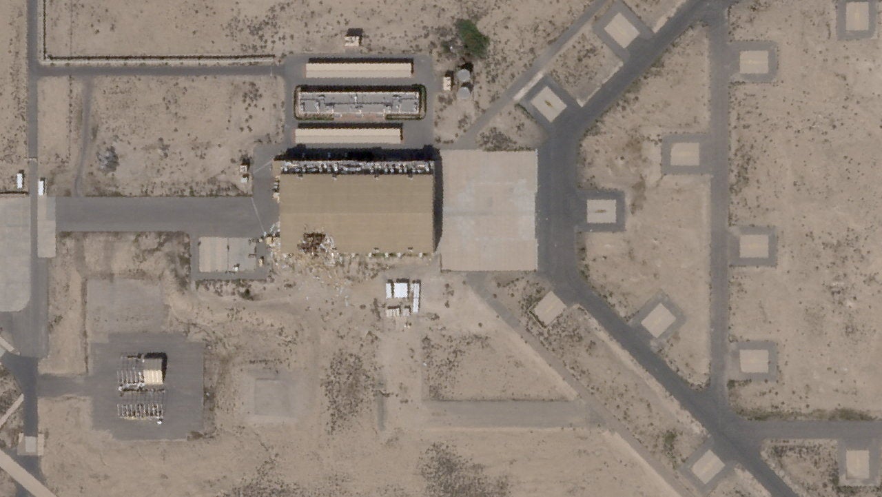 Satellite images show the site of an attack on a US base in Kuwait on March 1 after a drone struck a facility, killing six service members. Survivors say they warned officials about potential vulnerabilities and the need for medical assistance