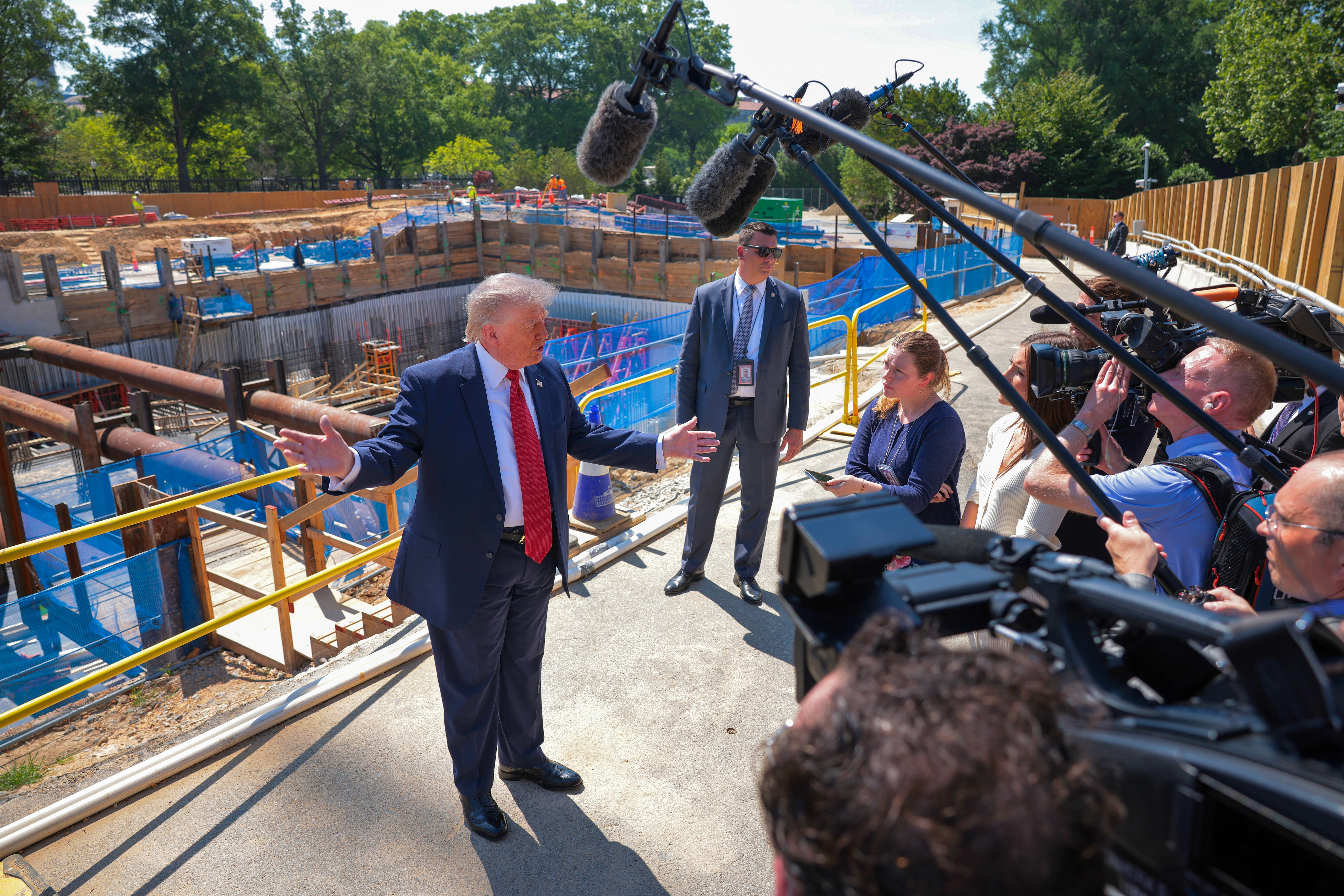 Donald Trump's demands for funding for his ballroom project and a nearly $1.8B 'slush fund' are jamming up the GOP's plan to pass funding for ICE