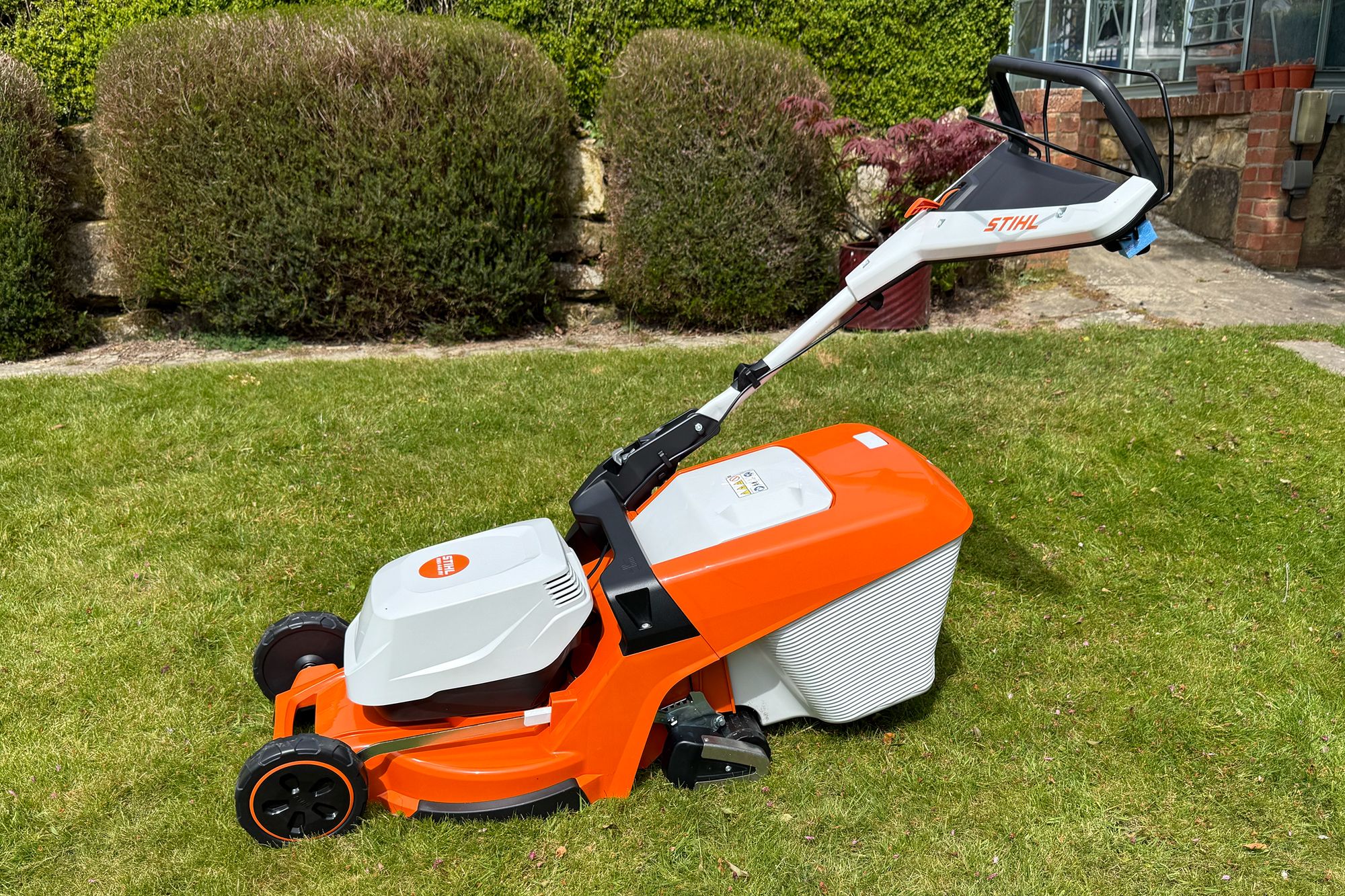 This mower can achieve that coveted striped look (Zoe Phillimore/The Independent)