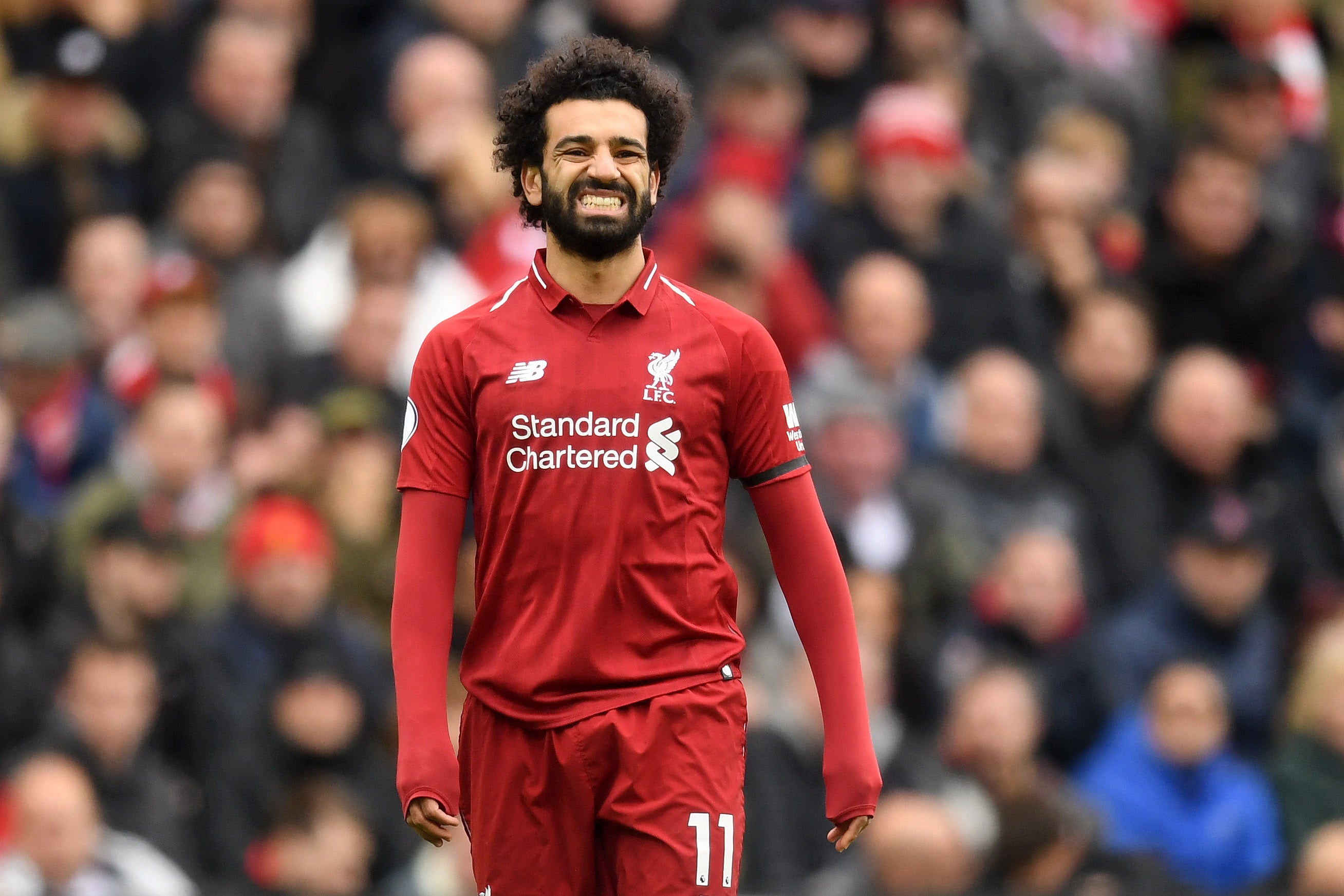 Salah fired home an unstoppable effort against Chelsea in 2019