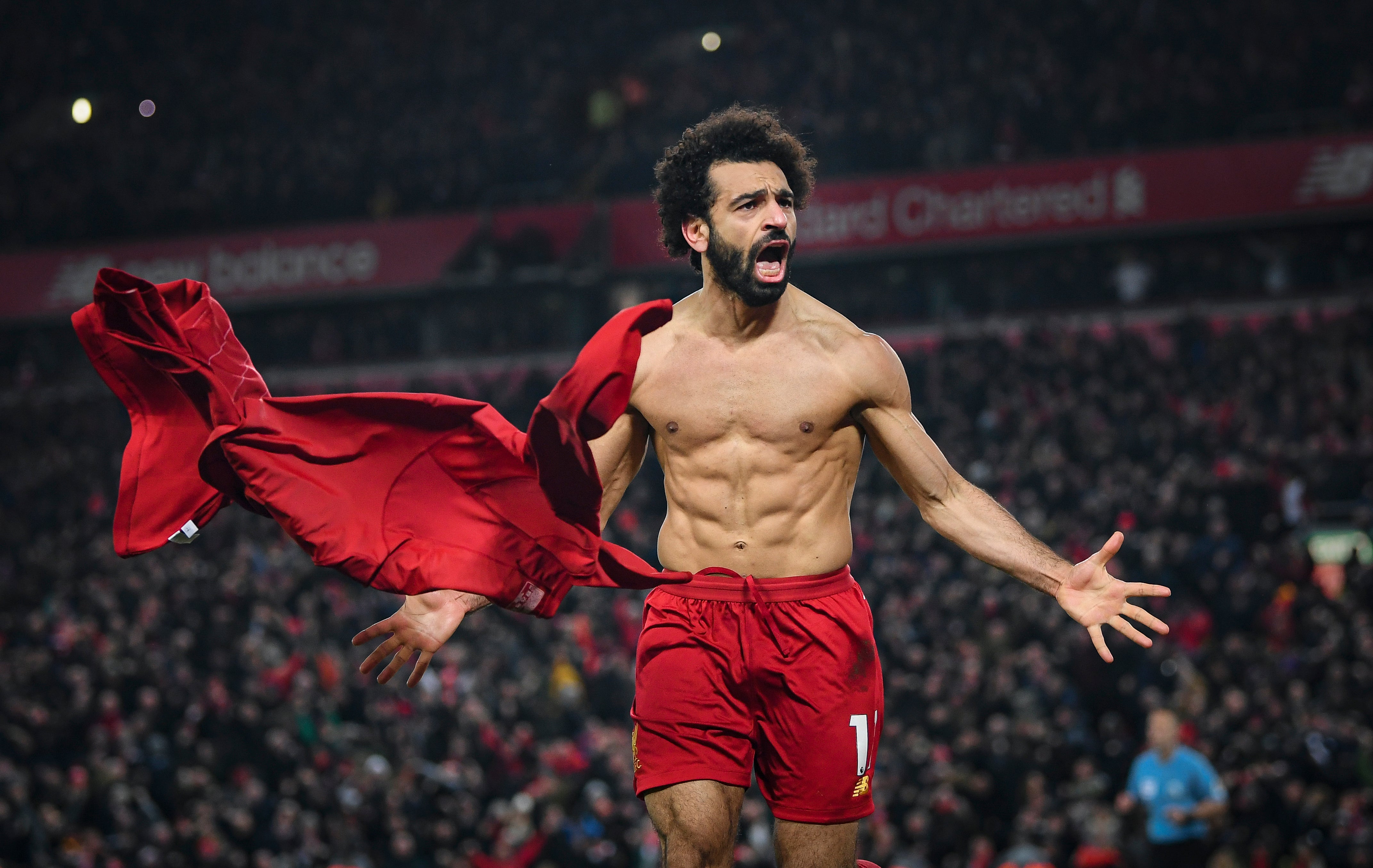 Salah's goal against Man United went a long way to sealing the Premier League title