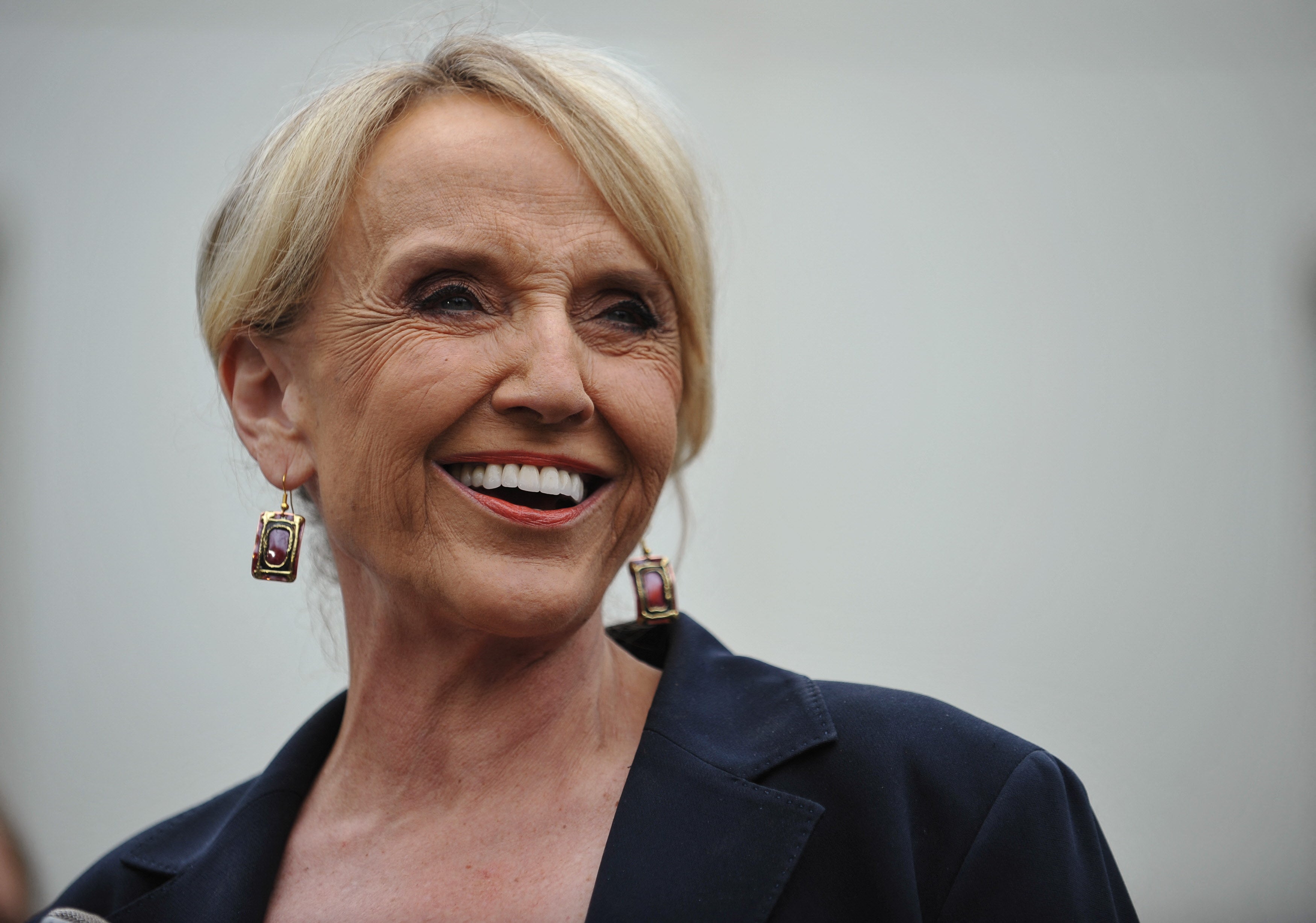 The GOP is at risk of losing some of the Latinos that Trump won over, said former Republican Gov. Jan Brewer, she cited economic concerns as a possible reason for the drop in support (AFP/Getty)