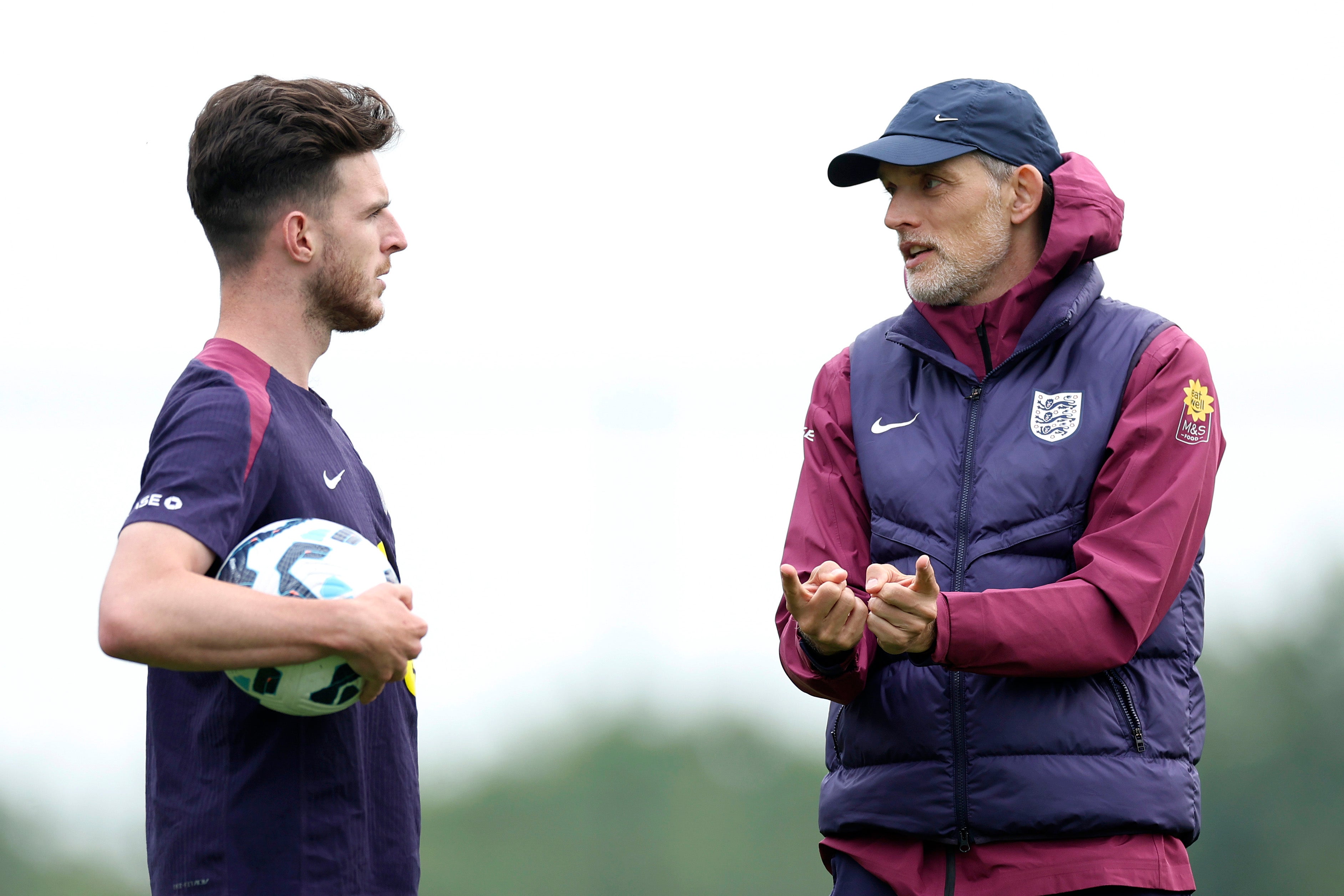 Thomas Tuchel (right) is excited to begin England’s World Cup campaign