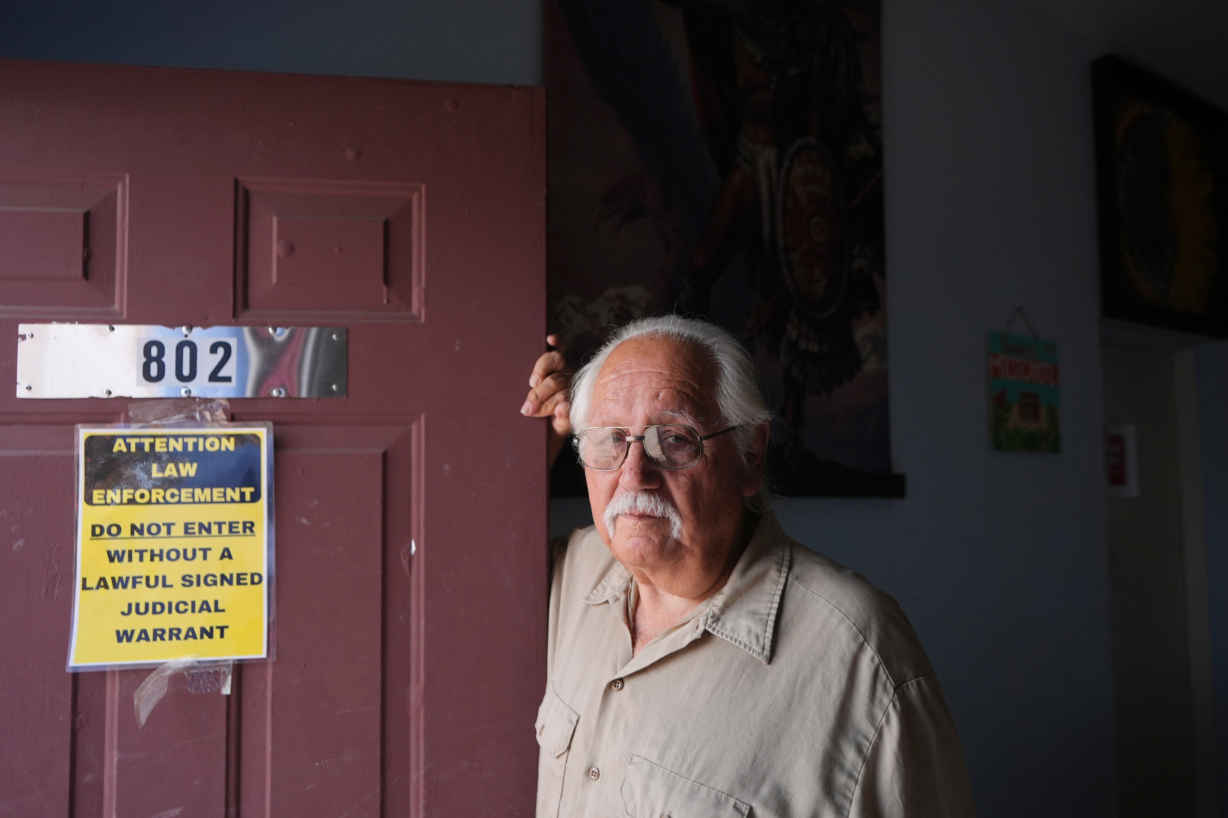 “We were the lab where they implemented a lot of this with Sheriff Joe and now it’s all over the United States,” said Salvador Reza, a longtime activist in Phoenix who advocates for the rights of day laborers (AP)