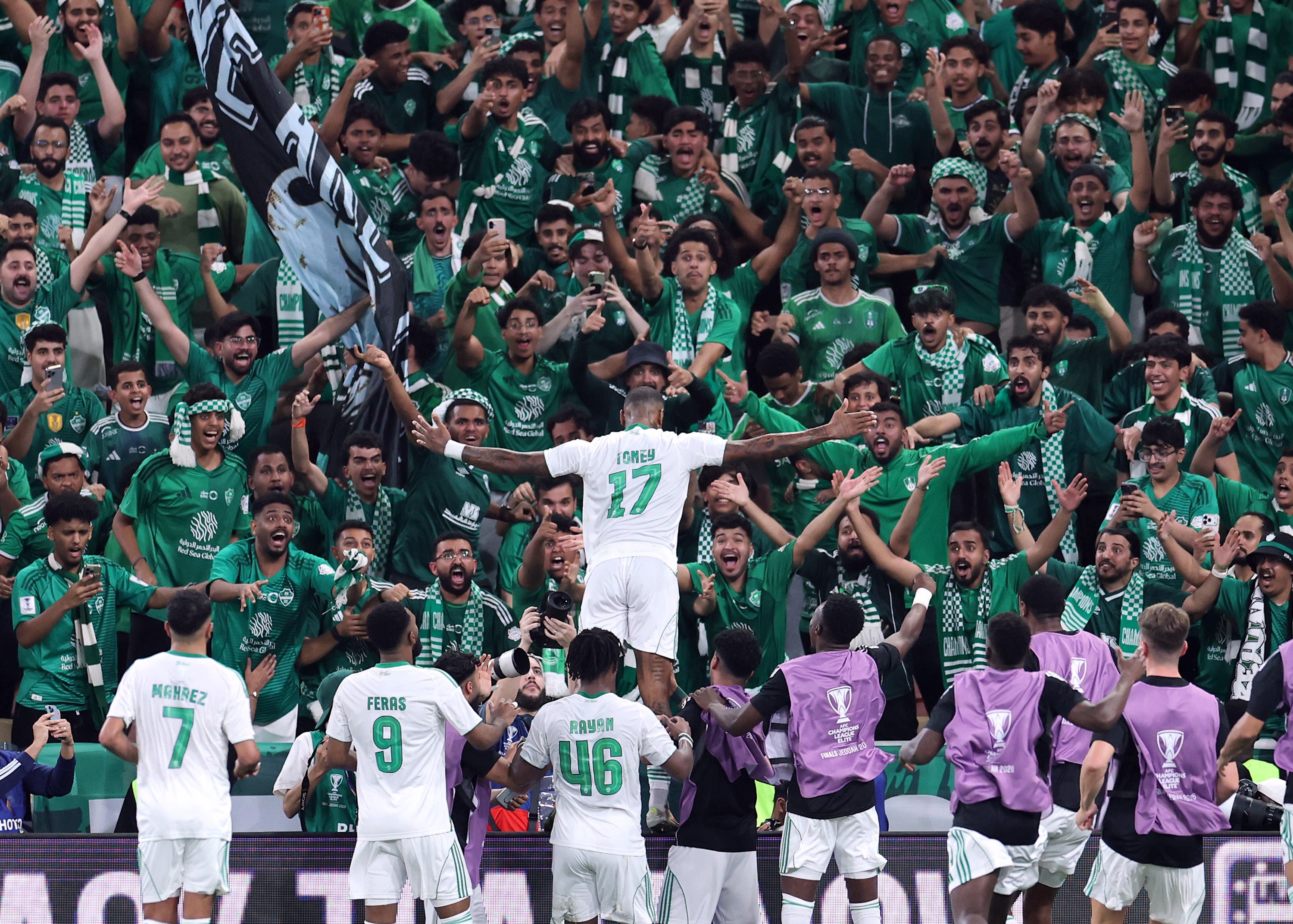Toney has played for Al-Ahli in Saudi Arabia since leaving Brentford in 2024