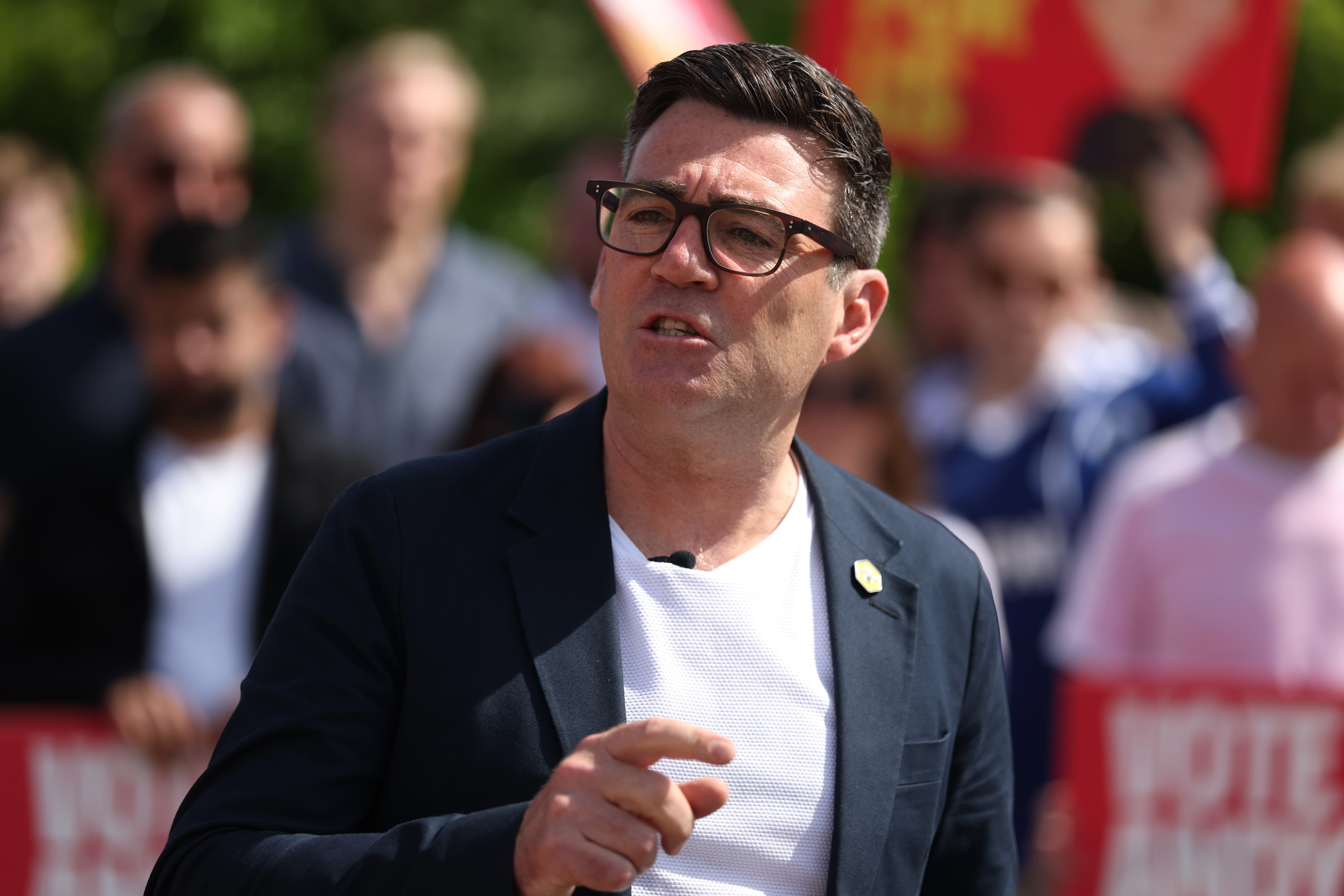 Andy Burnham has said the by-election was a 'clarion call for change'