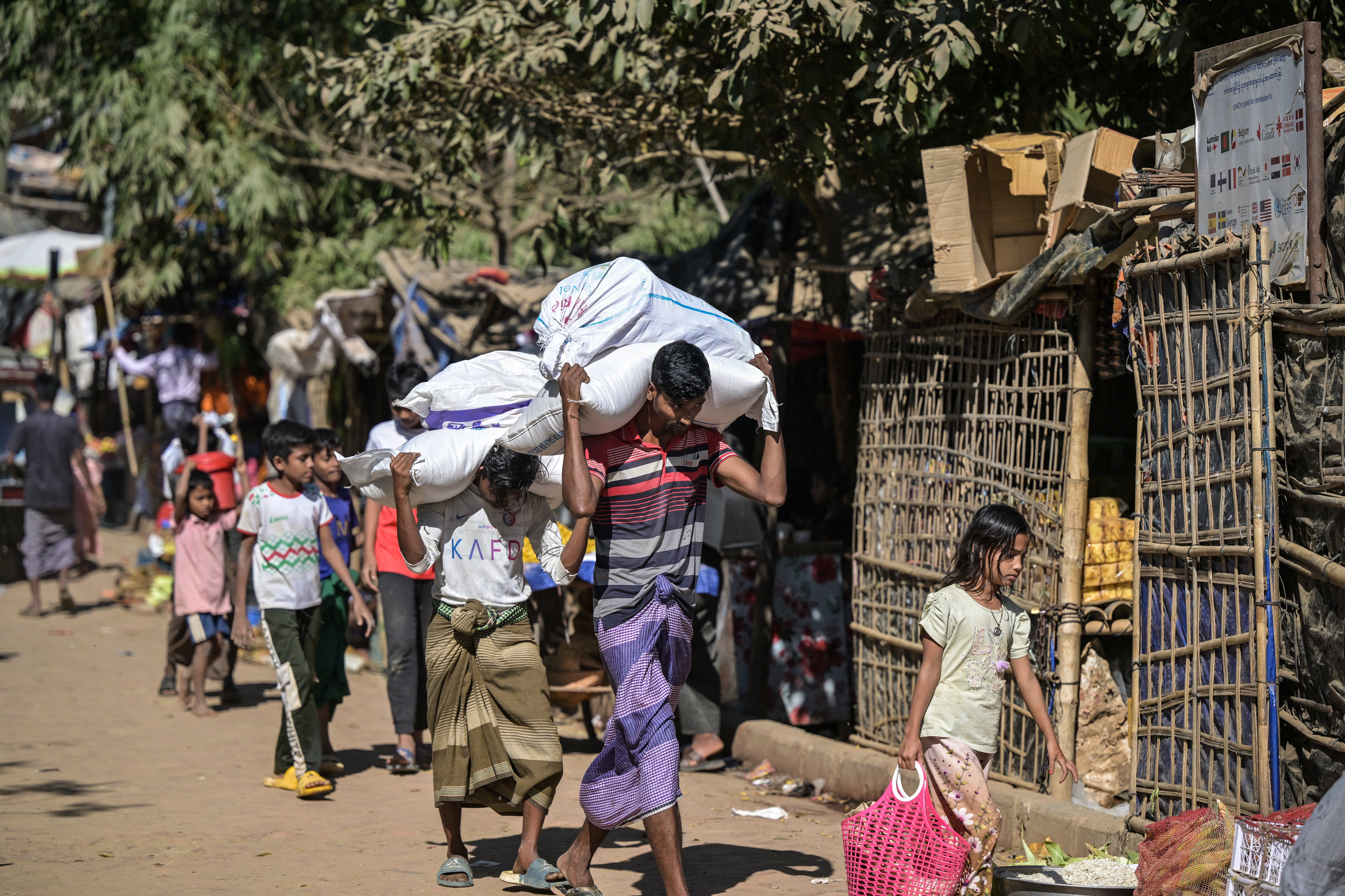 Aid cuts have hit countries across Africa and Asia (AFP/Getty)