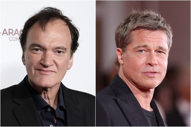 <p>Quentin Tarantino y Brad Pitt han colaborado en dos películas a lo largo de los años</p>