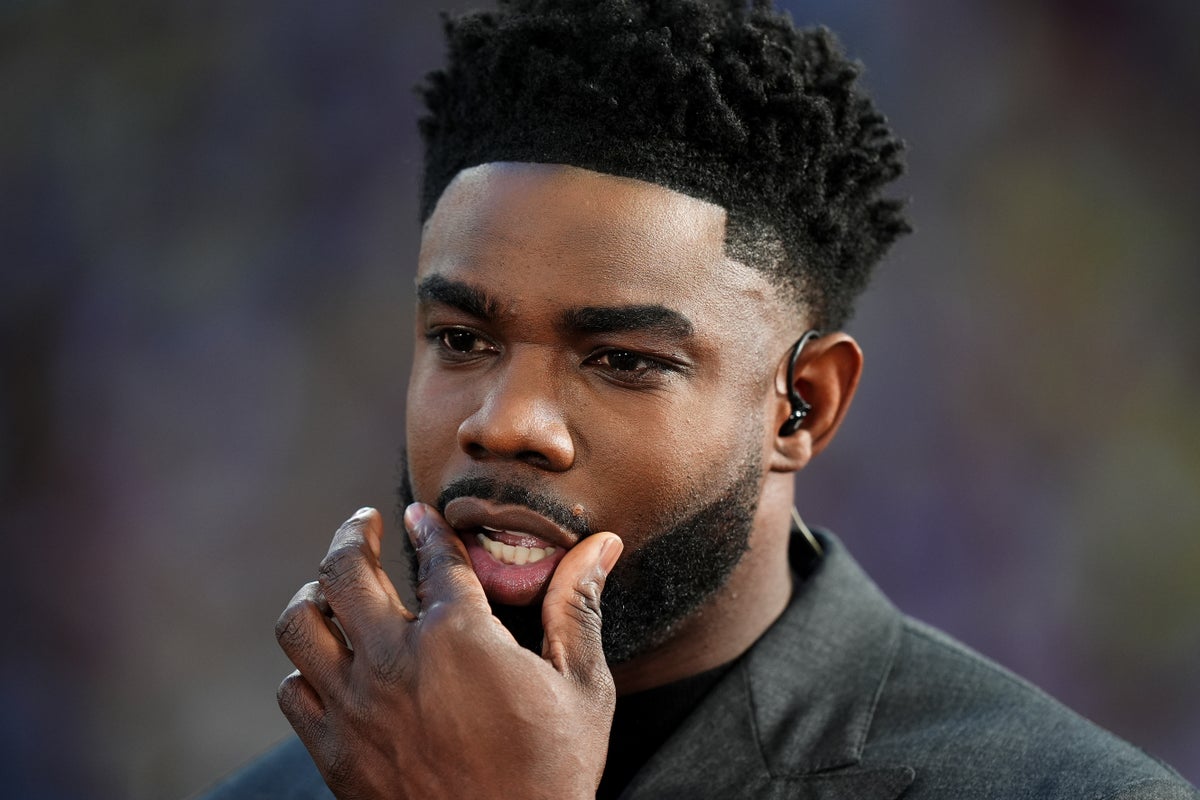 Micah Richards was told his father died just before England Argentina coverage started