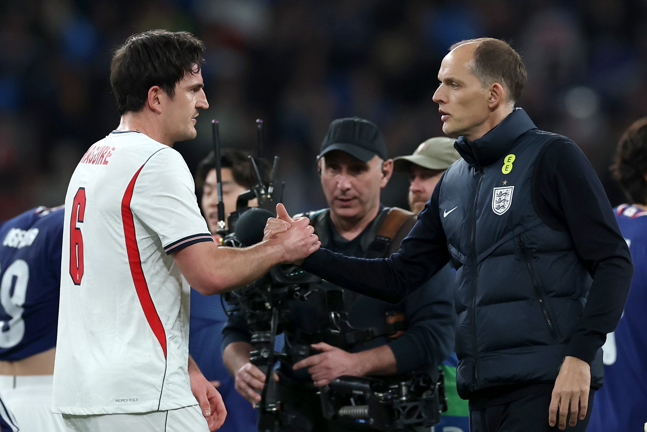Thomas Tuchel (right) believes Harry Maguire's statement was unnecessary (Getty)