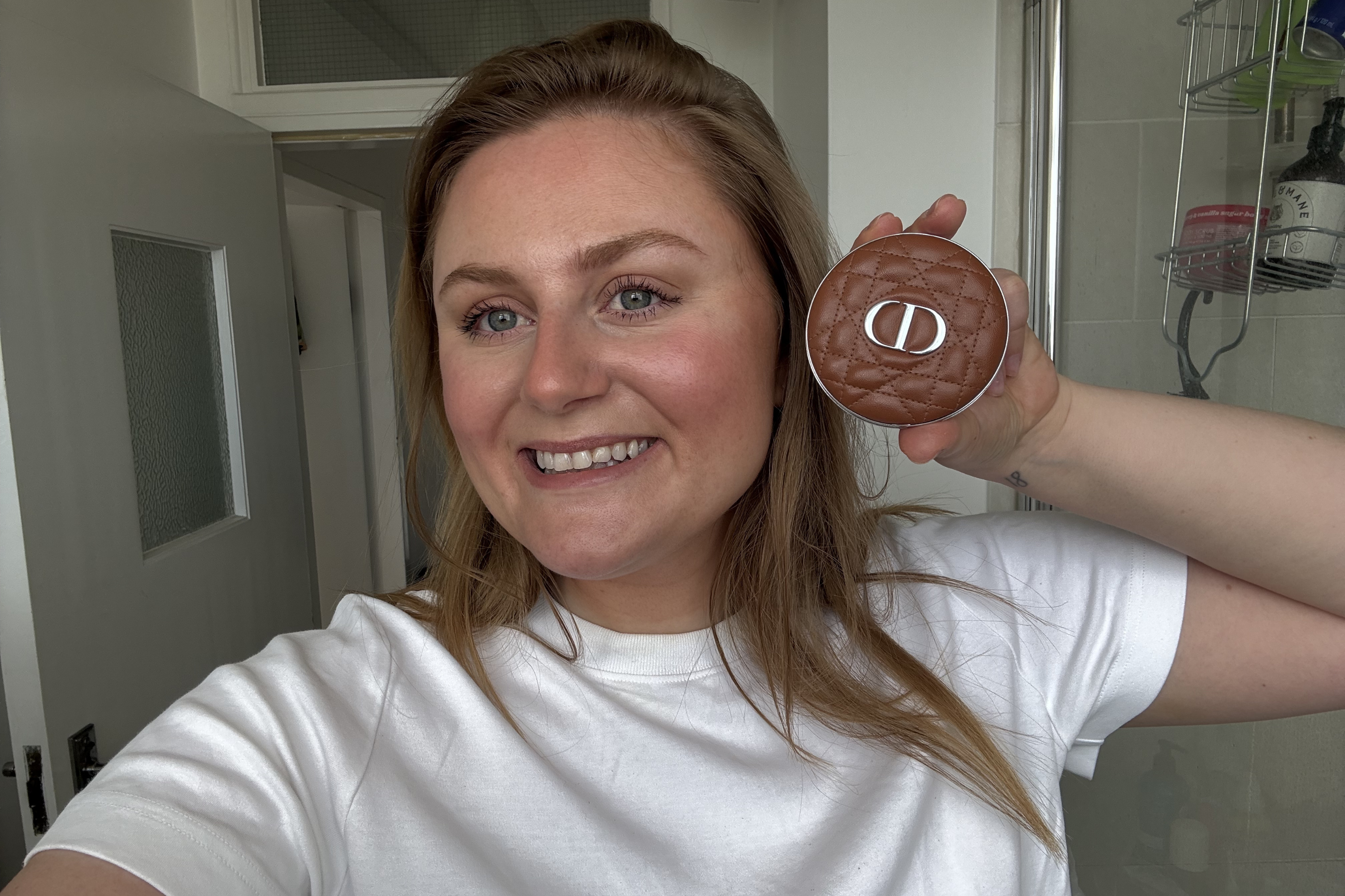 Dior’s powder bronzer dusts on top of your make-up evenly without patchiness (Lucy Smith/The Independent)