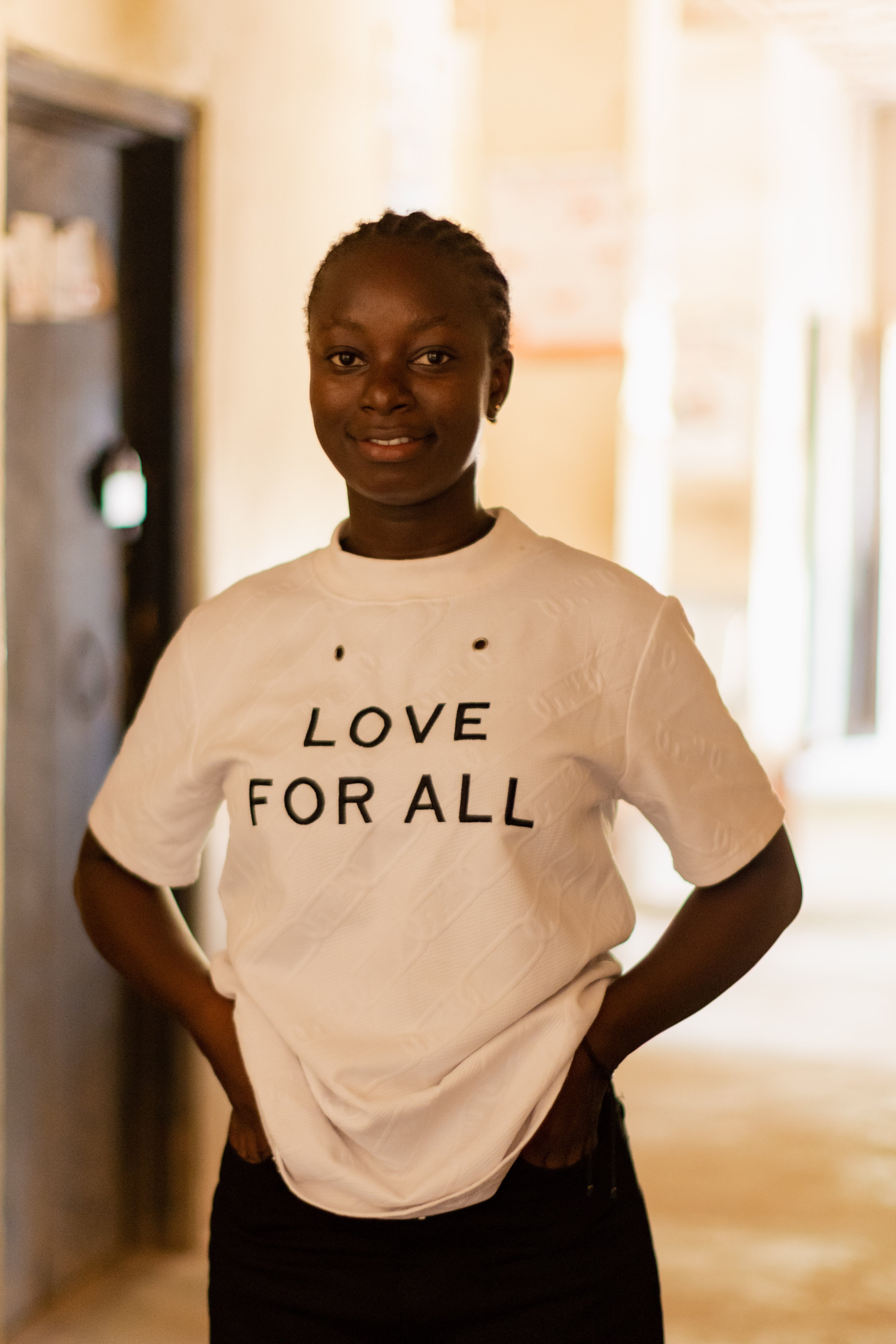 Mamah, 21, who attends the centre in Sierra Leone