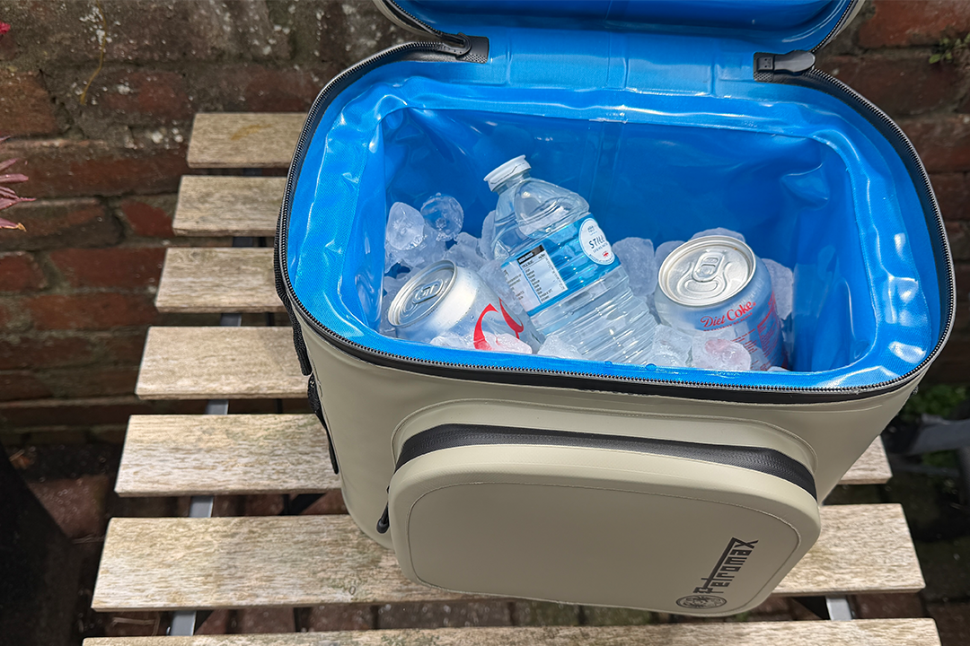 This design is really rigid, but that’s down to the thick insulation inside the bag (Rachael Penn/The Independent)