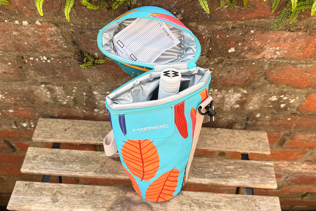 You do have to be mindful about the shape and size of your bottle with this cool bag (Rachael Penn/The Independent)