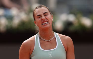<p>Sabalenka cut her press conference short on Friday</p>