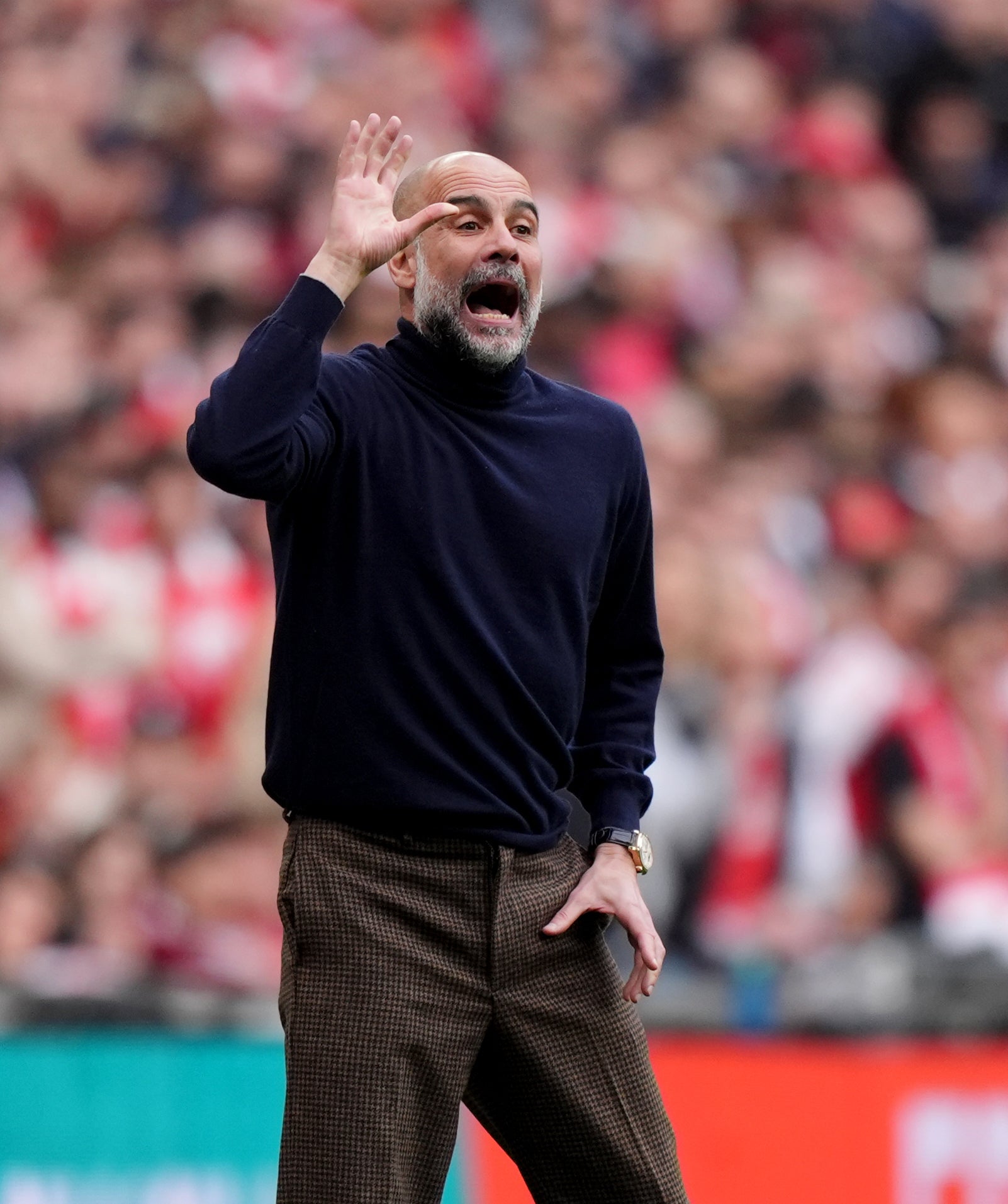Pep Guardiola says he needs a break and will not train ‘for a while’ (PA) (PA Wire)