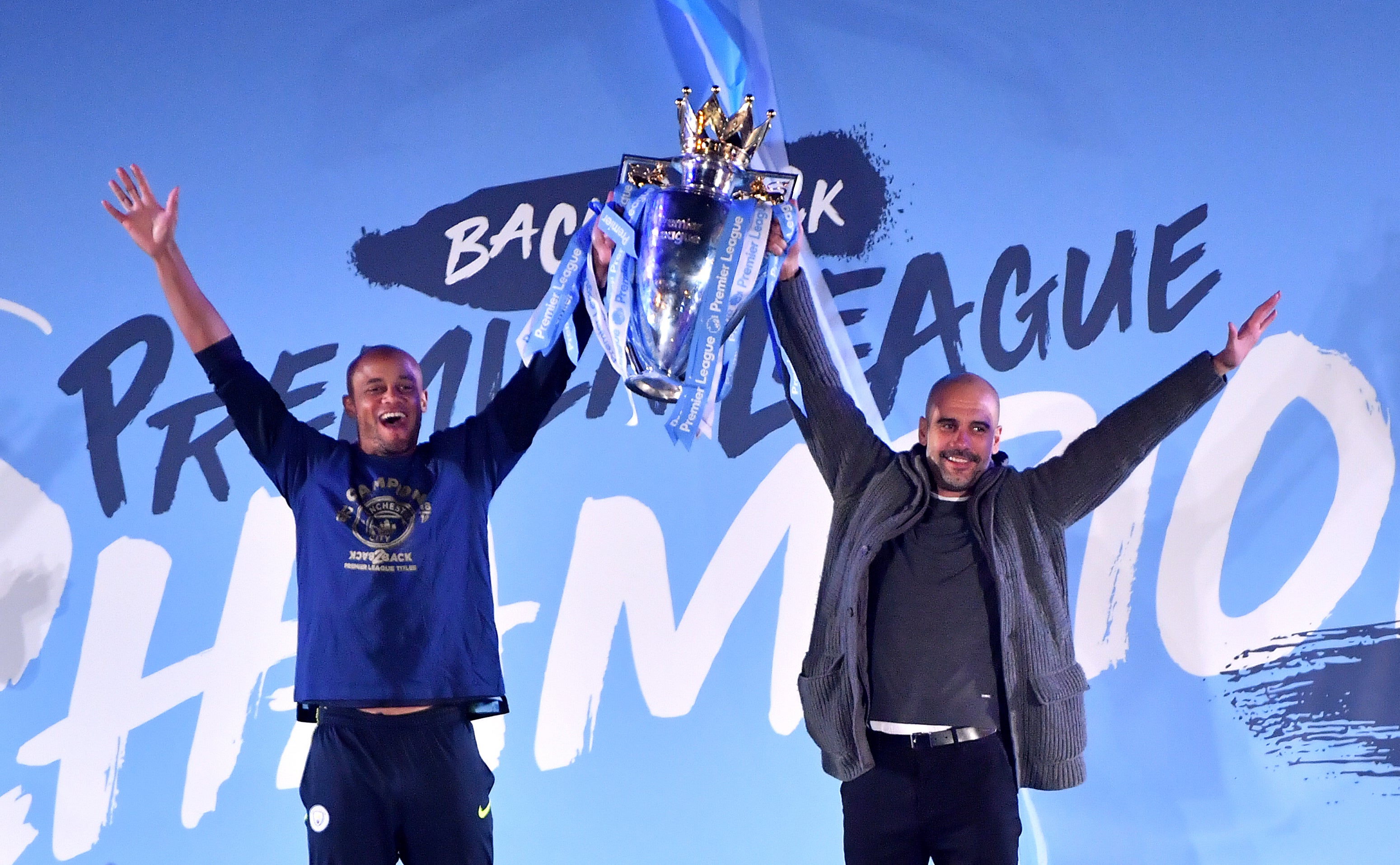 Vincent Kompany played under Pep Guardiola at Manchester City (Anthony Devlin).