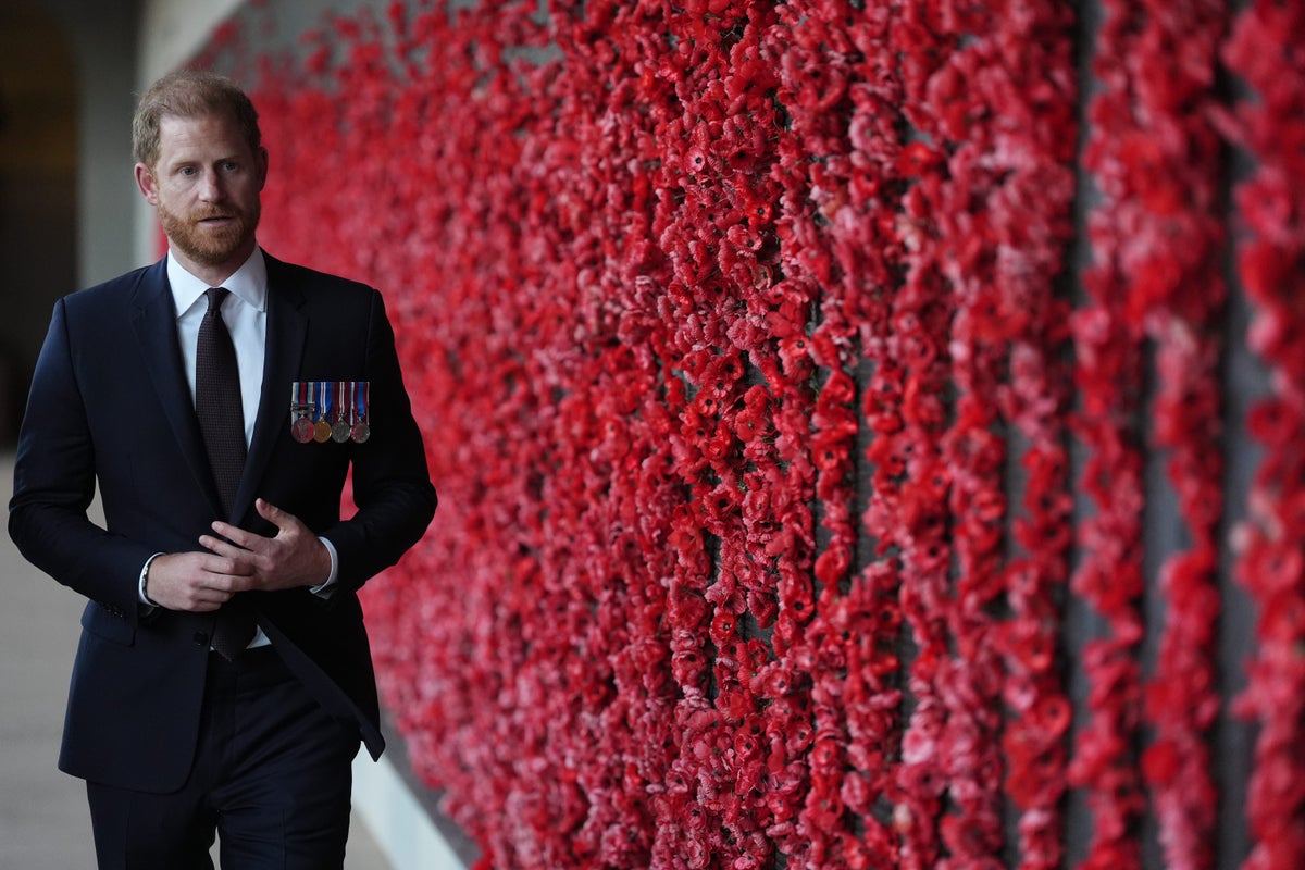 Duke of Sussex commends the bravery, commitment, and sacrifice of veterans from the Iraq War. Duke of Sussex commends the bravery, commitment, and sacrifice of veterans from the Iraq War.