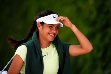 Emma Raducanu is enjoying working again with Andrew Richardson (Mike Egerton/PA)