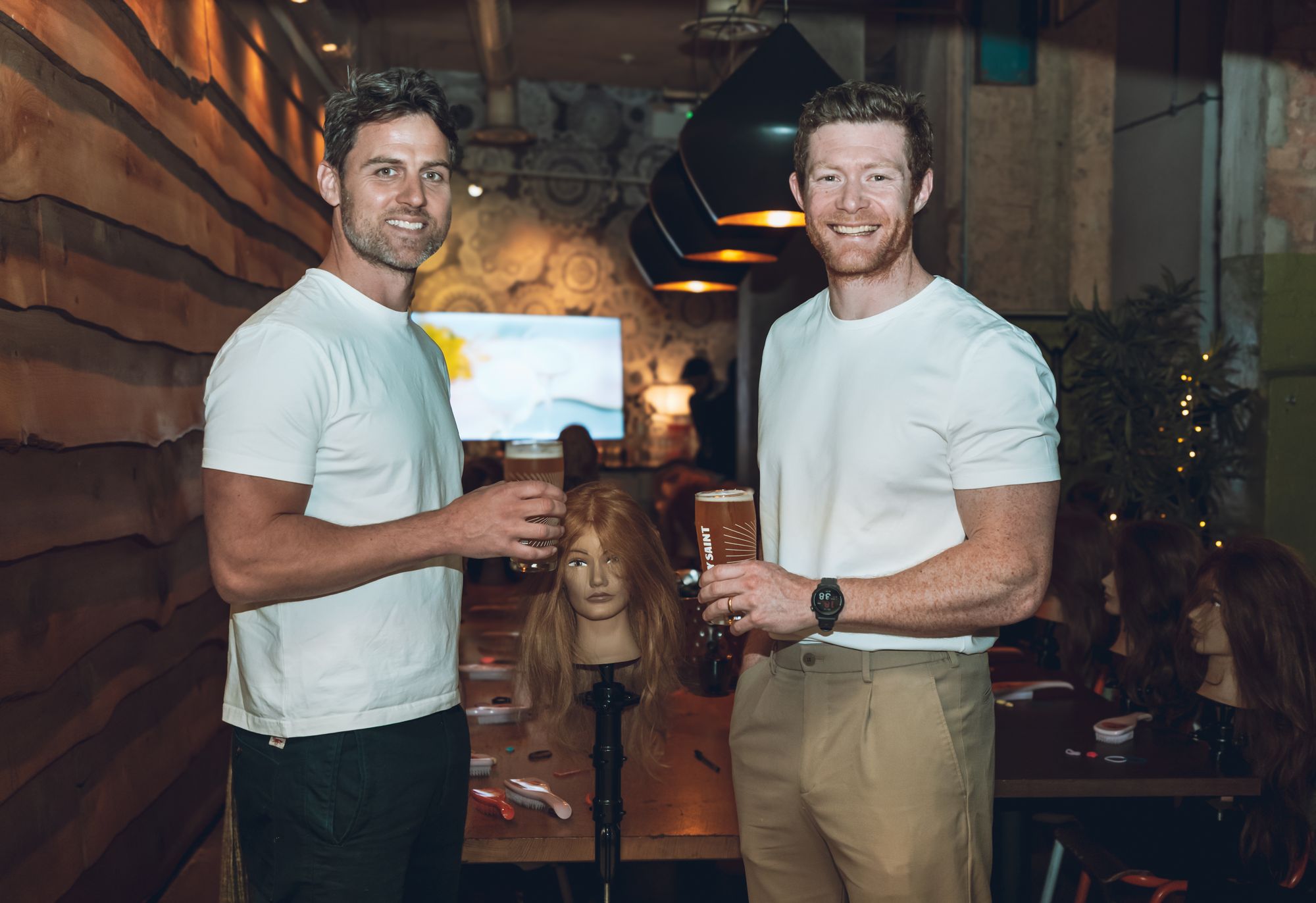 Lawrence Price and Mathew Lewis-Carter are the hosts of ‘The Secret Lives of Dads’ podcast and founded the event Pints and Ponytails