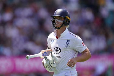 Jacob Bethell batting in the Ashes (Robbie Stephenson/PA)