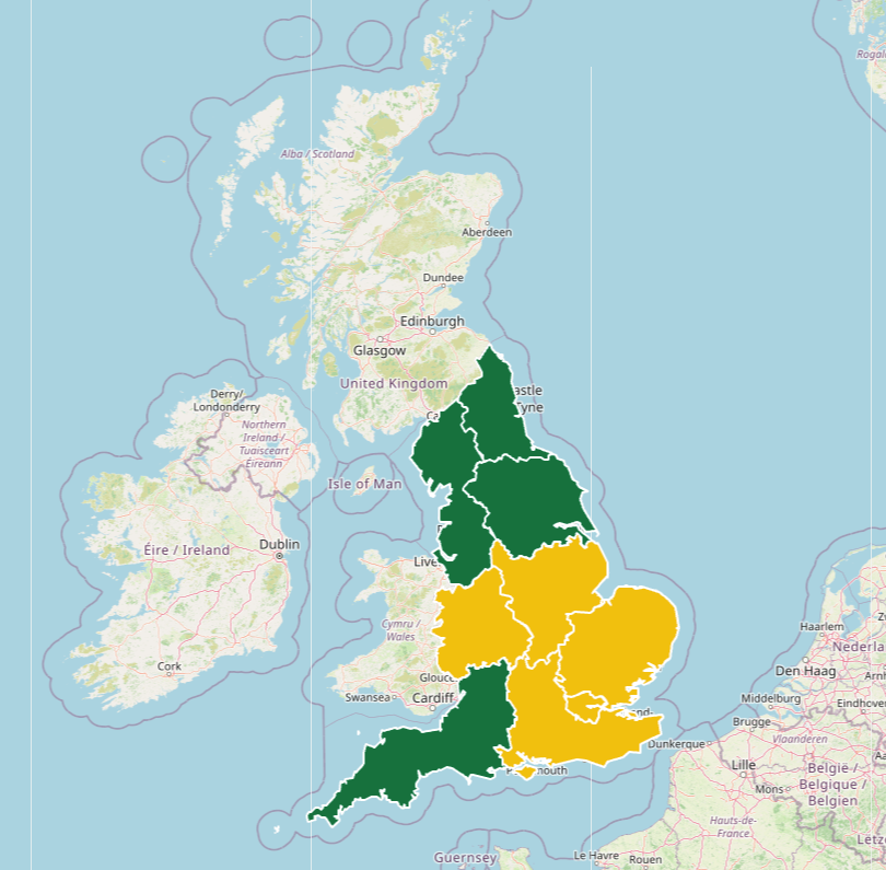 The UKHSA has issued five yellow heat alerts