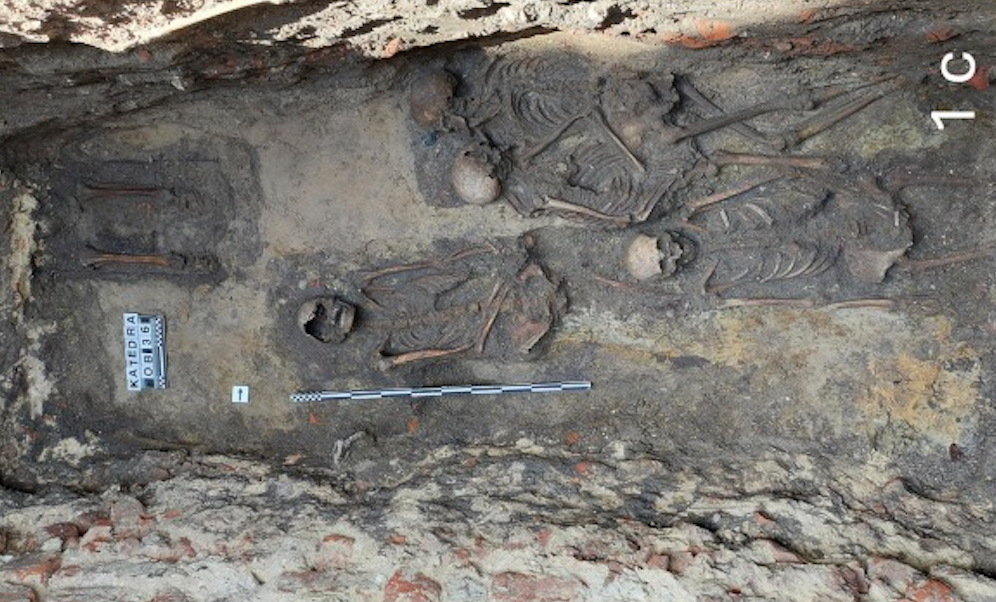 Medieval &lsquo;hugging skeletons&rsquo; confirmed as Poland&rsquo;s first known same-sex double burial