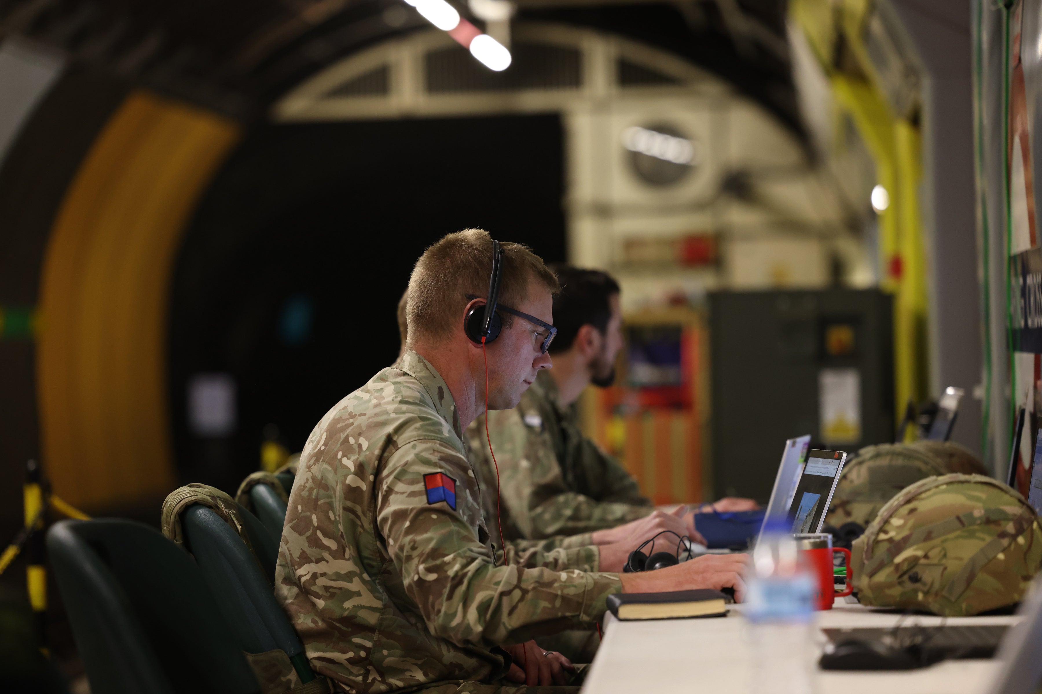 The underground exercise is reminiscent of World War 2