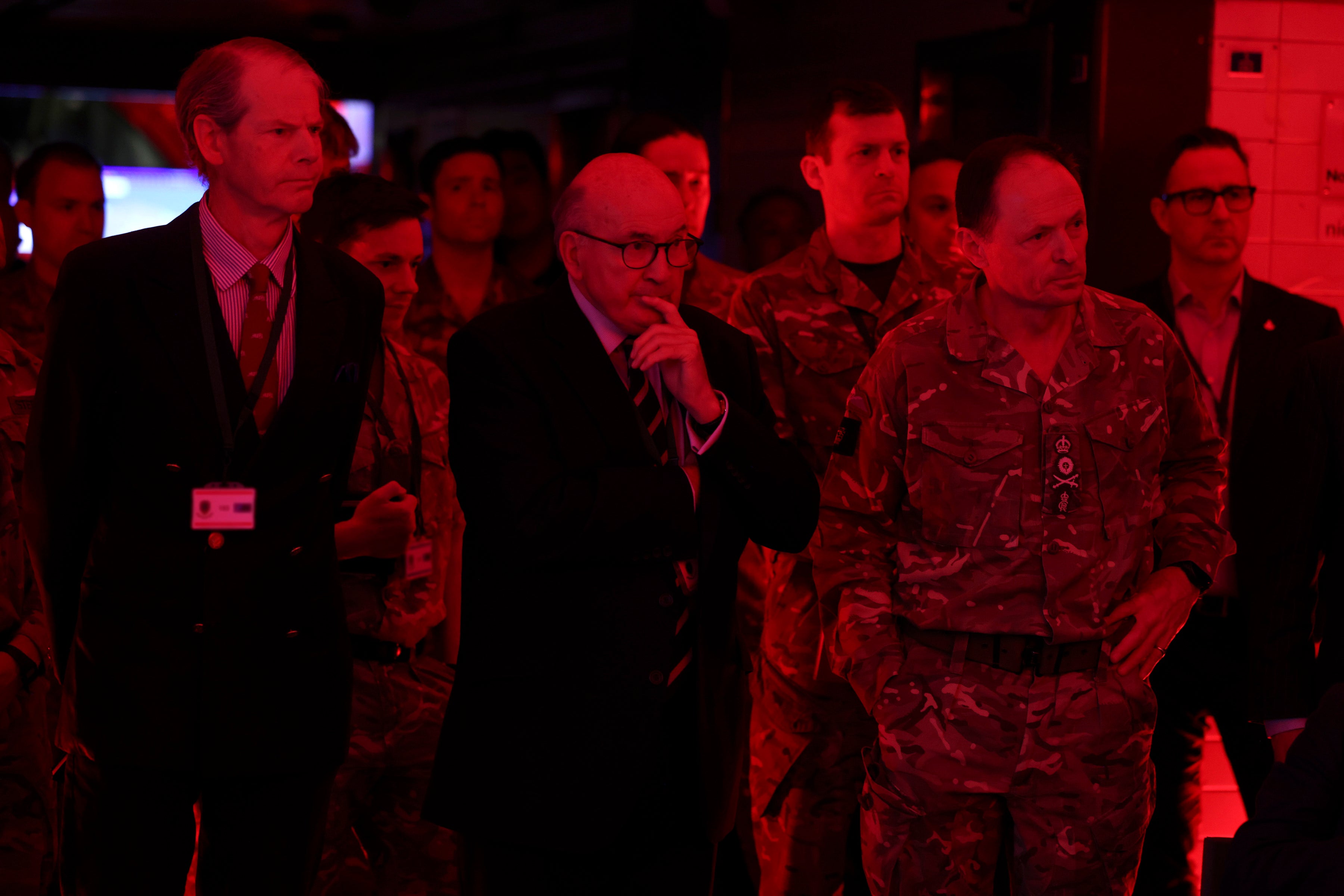 Army Chief of General Staff (CGS) General Sir Roly Walker with past CGS and CDS Commanders