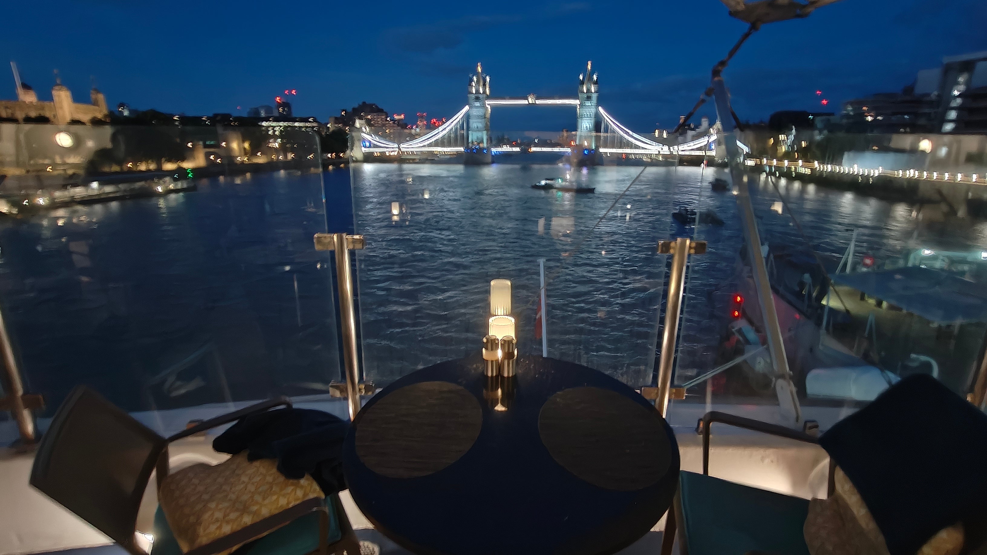 Guests can dine with great views in the Candles restaurant during the evening