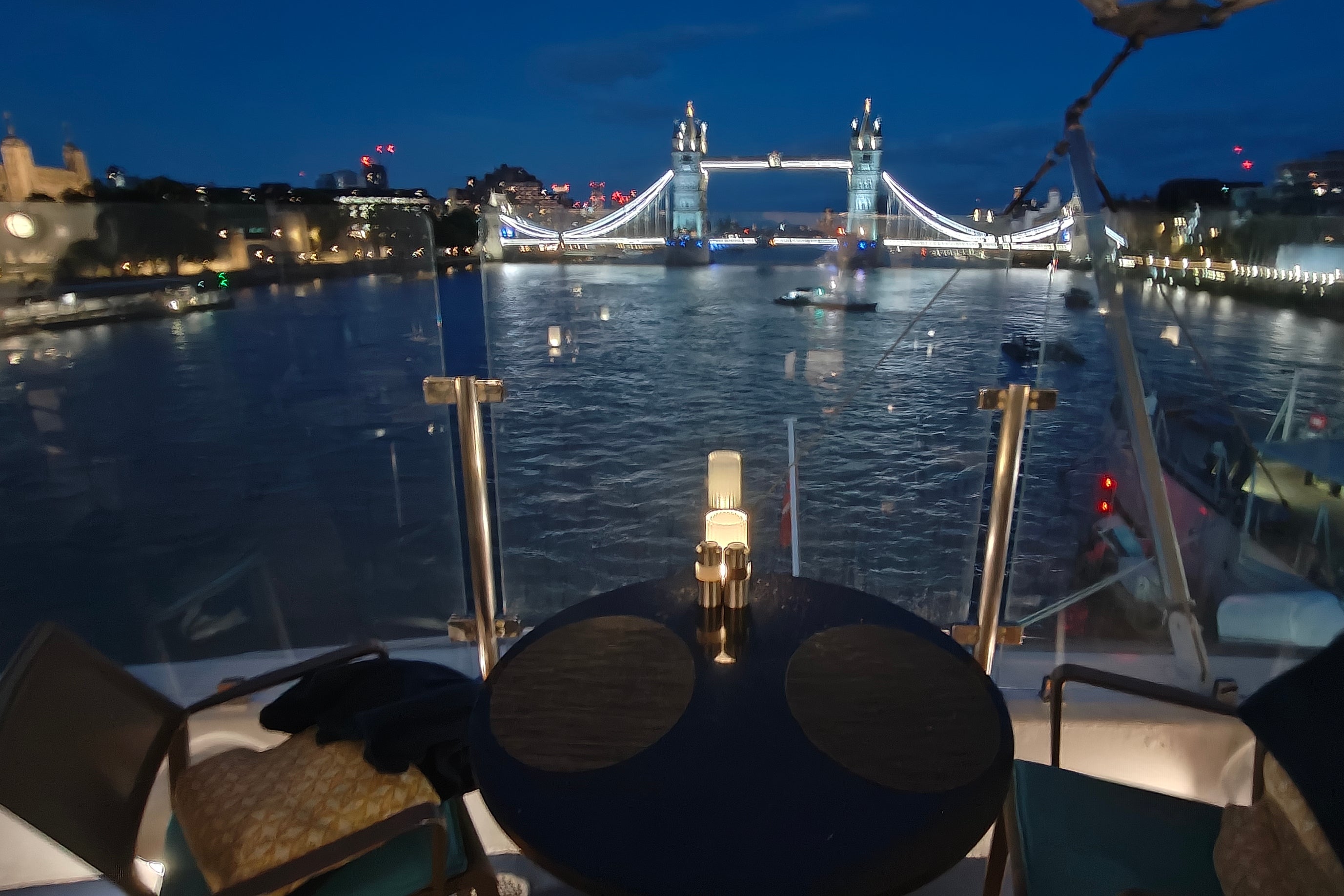Guests can dine with great views in the Candles restaurant during the evening (Marc Shoffman)