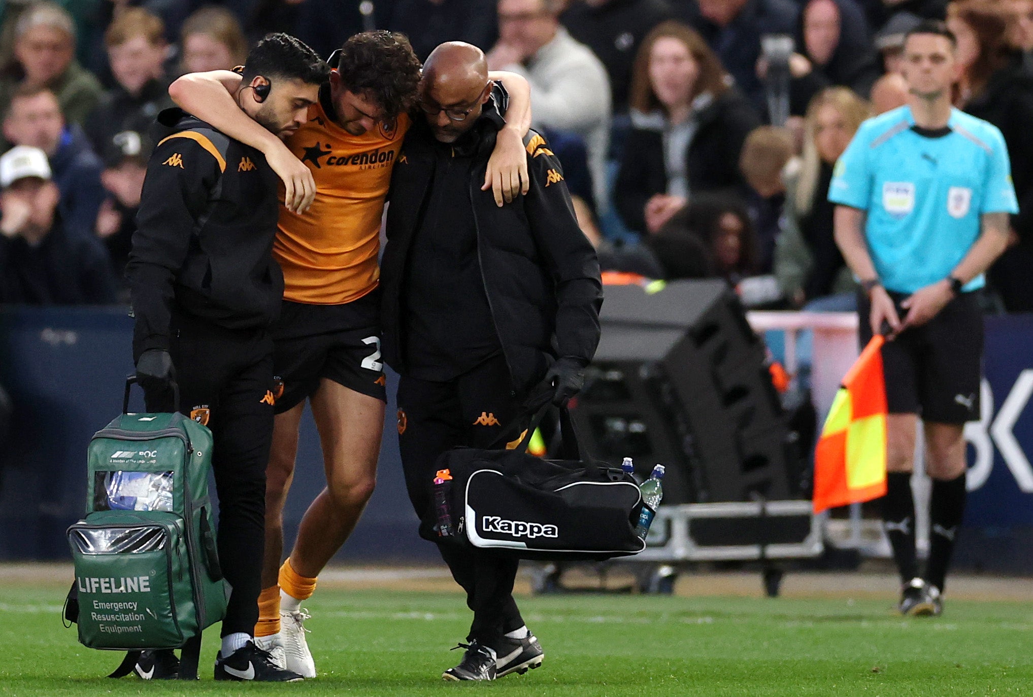 Kyle Joseph suffered an injury that required surgery against Millwall