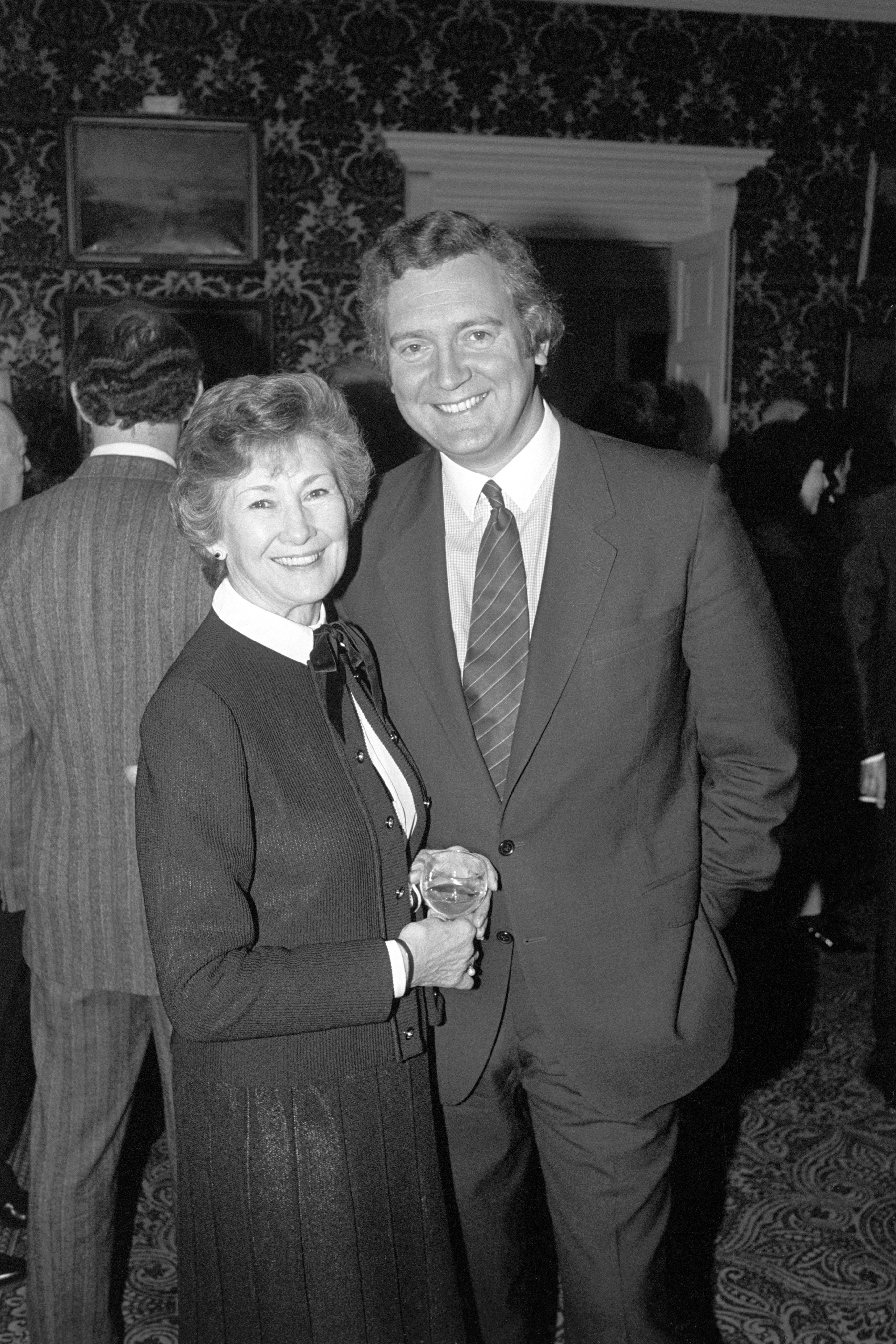 Dinah Sheridan and her son MP Jeremy Hanley