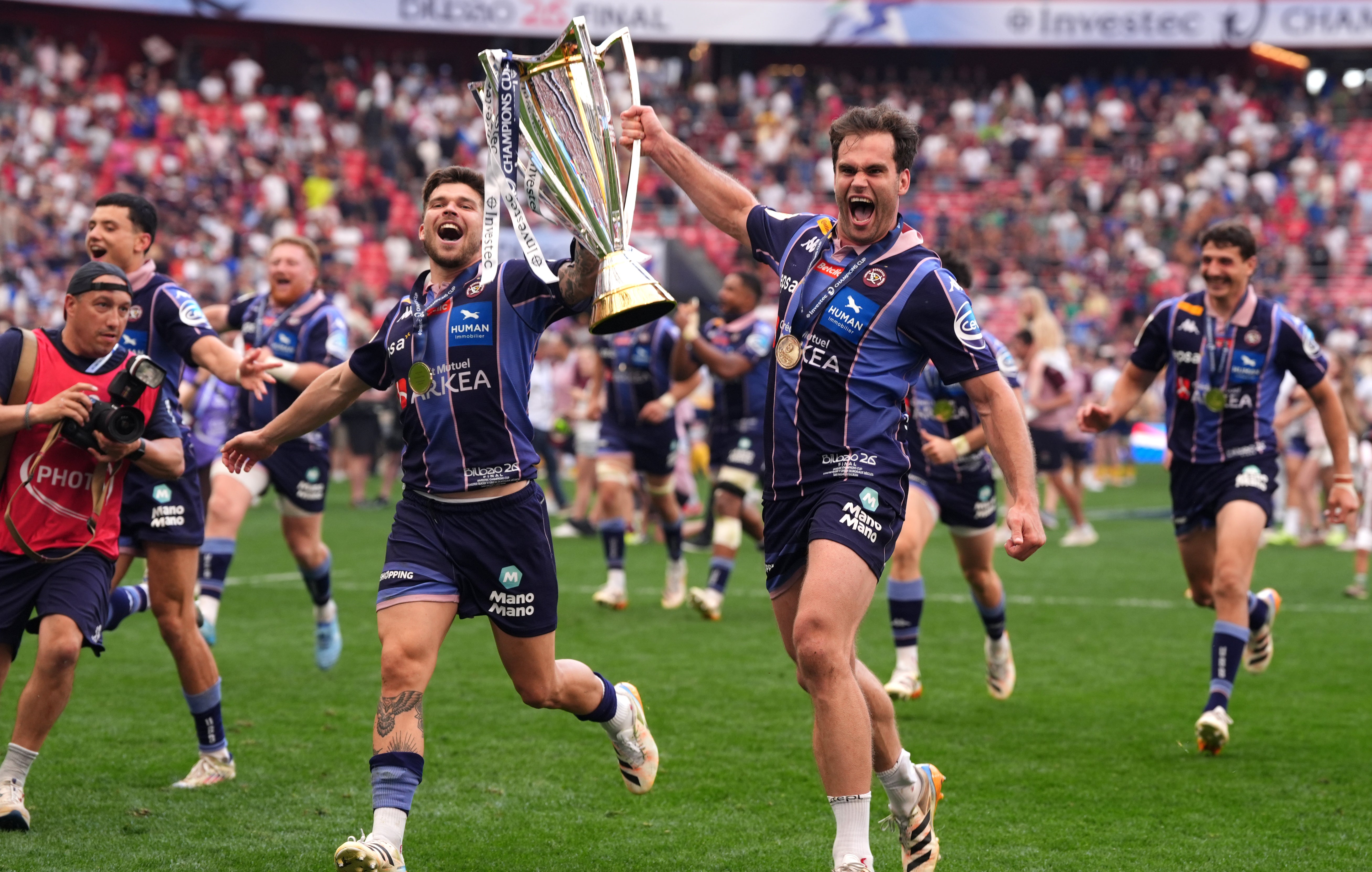 But Bordeaux were scintillating and made it back-to-back titles (PA)