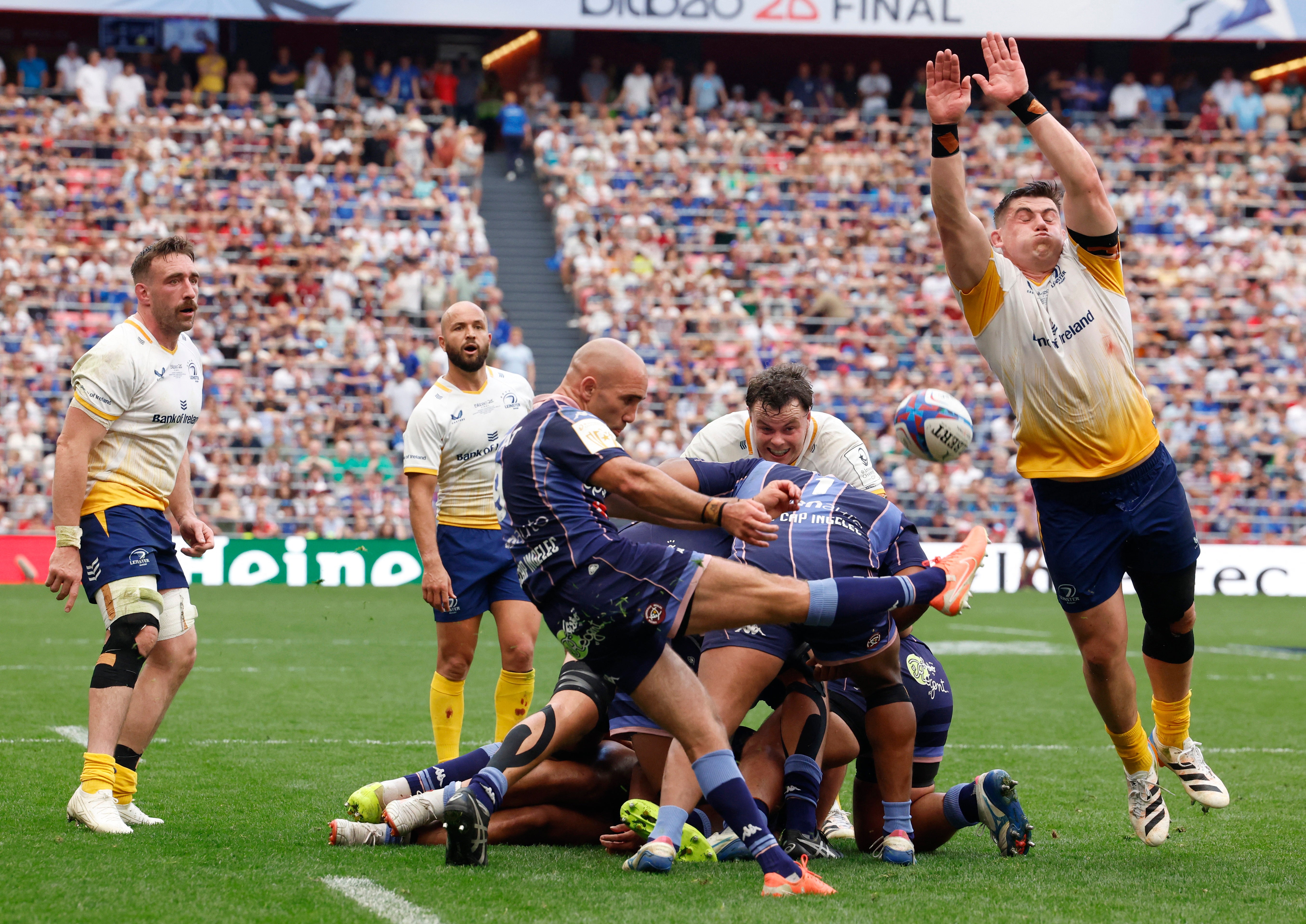 Maxime Lucu pulled the strings and earned man of the match honours (Reuters)
