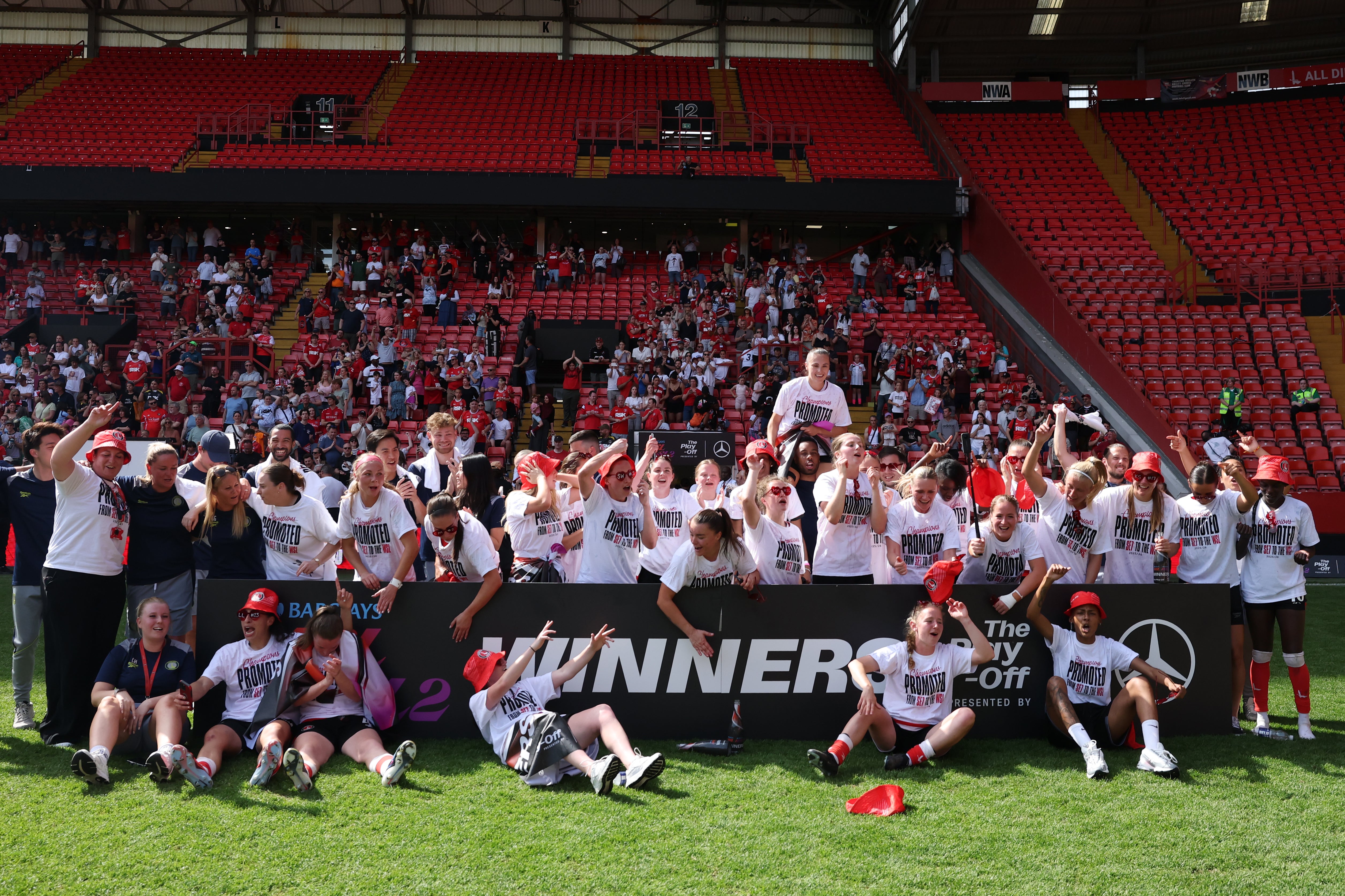 Charlton will play top-flight football for the first time since 2008