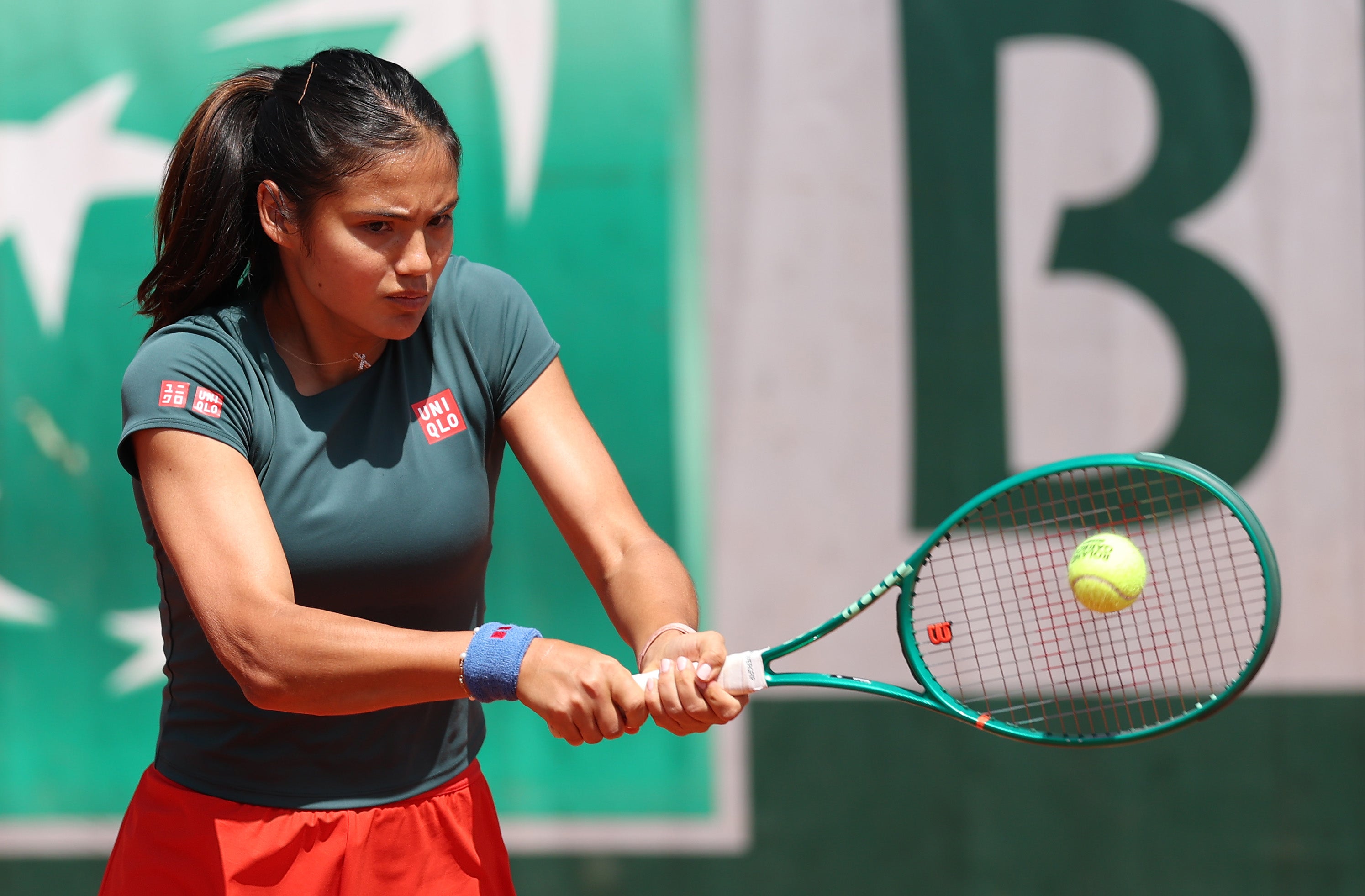 Emma Raducanu plays her French Open first-round match on Sunday