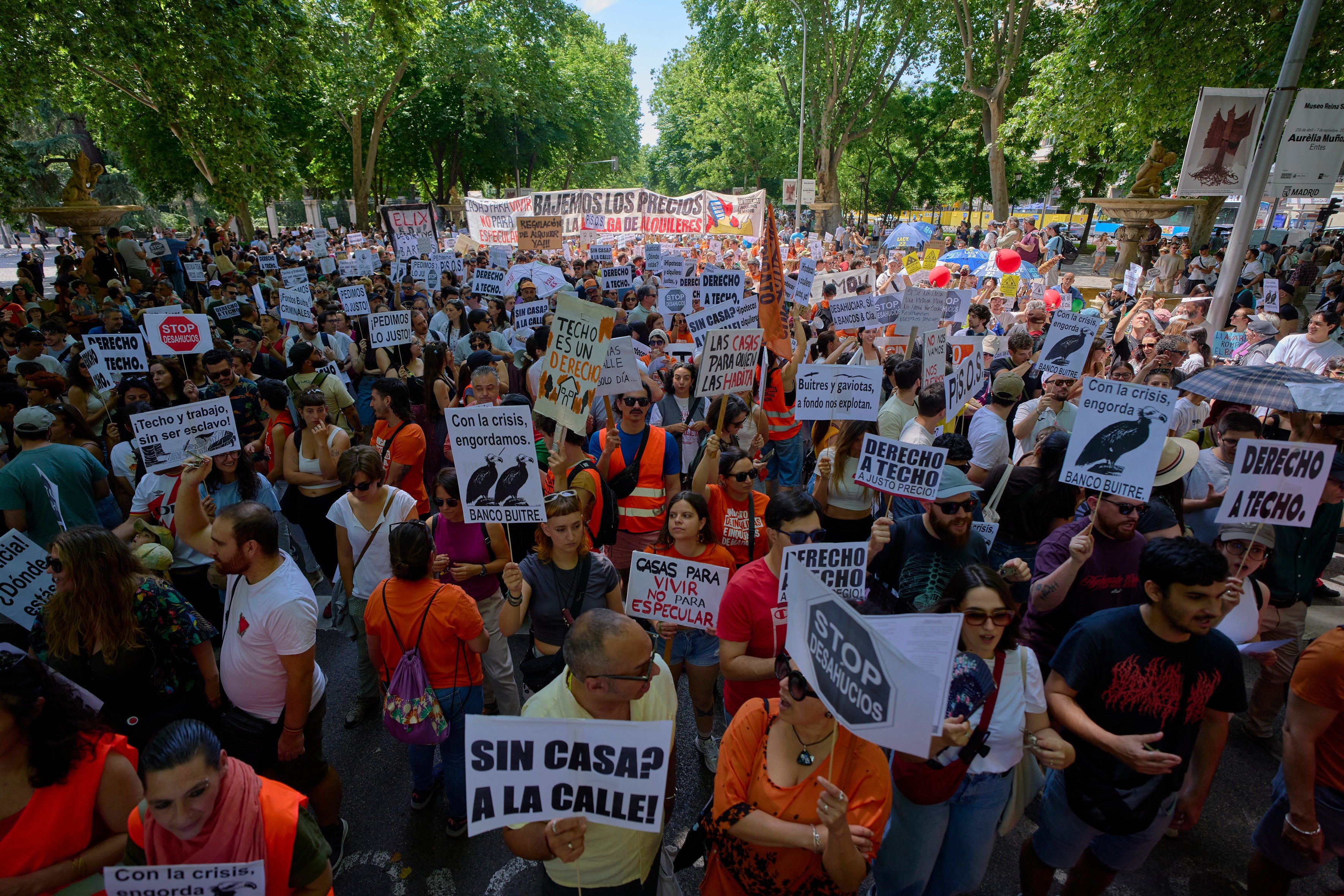 independent.co.uk - Alicia Leon - Thousands in Spain's capital protest increasing housing costs
