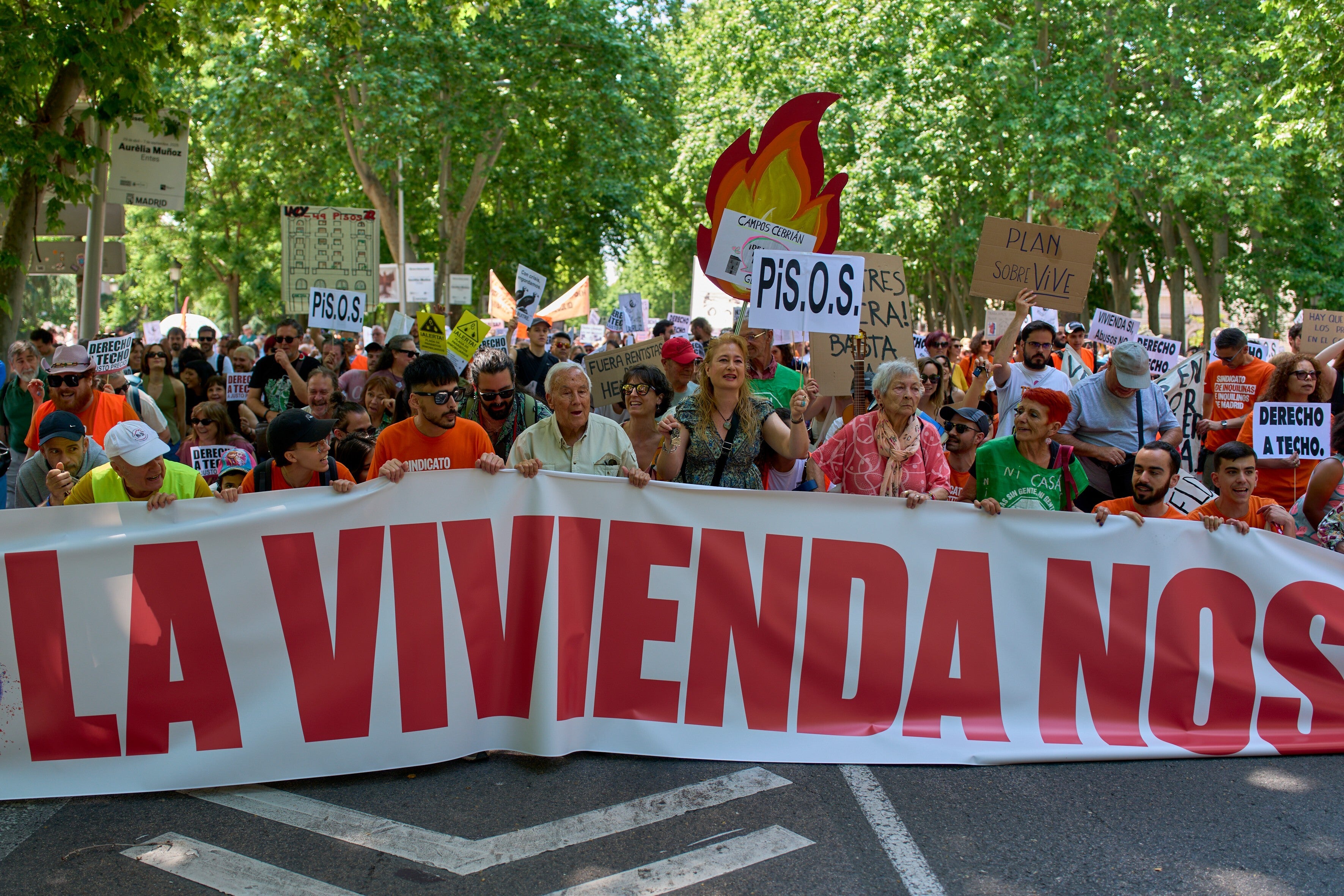 ESPAÑA-VIVIENDA-PROTESTA